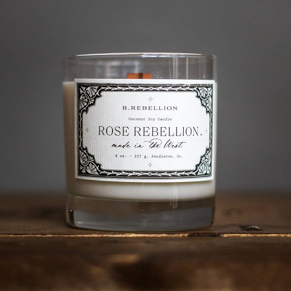 Rose Rebellion Candle 8 oz.