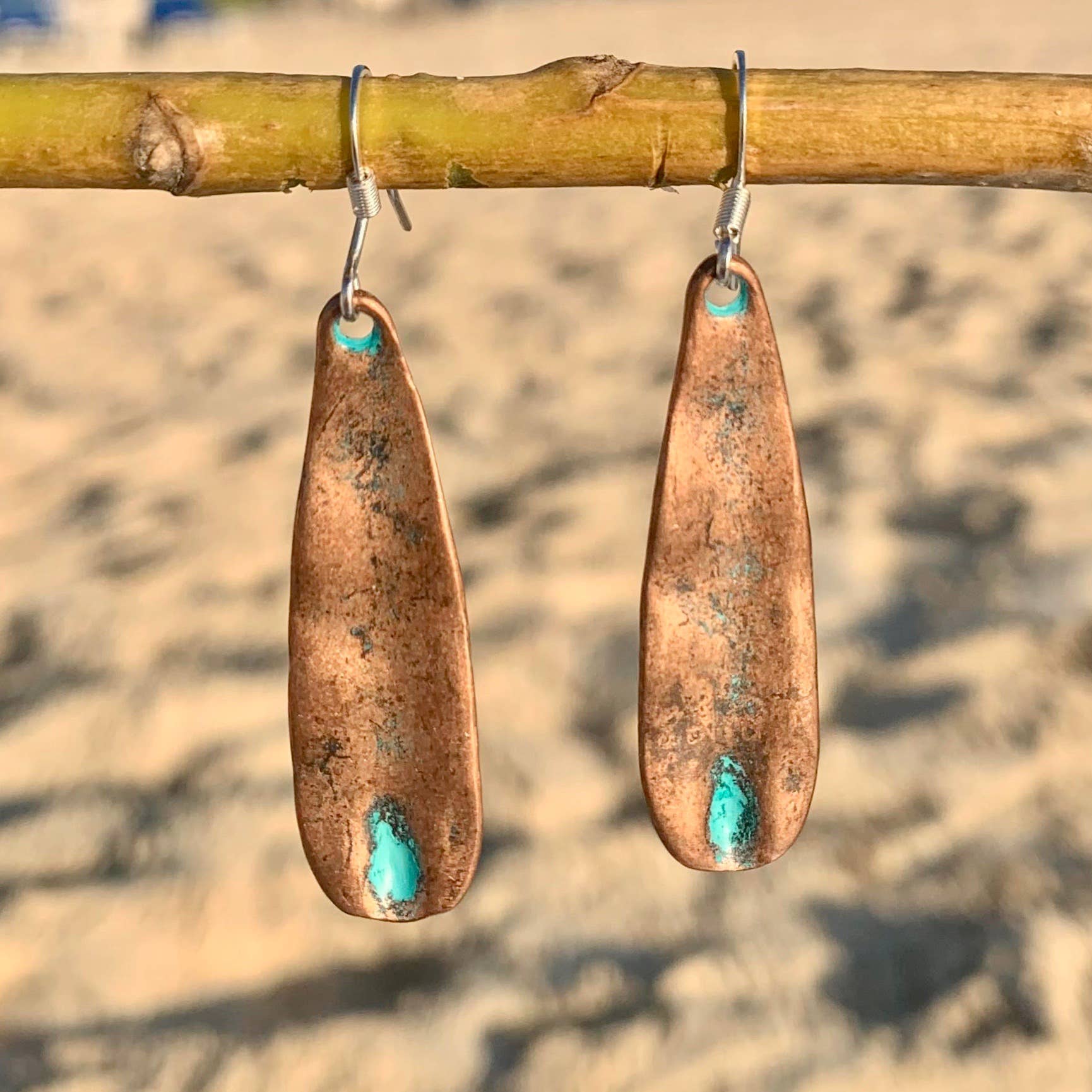 Wavy Drop Earrings