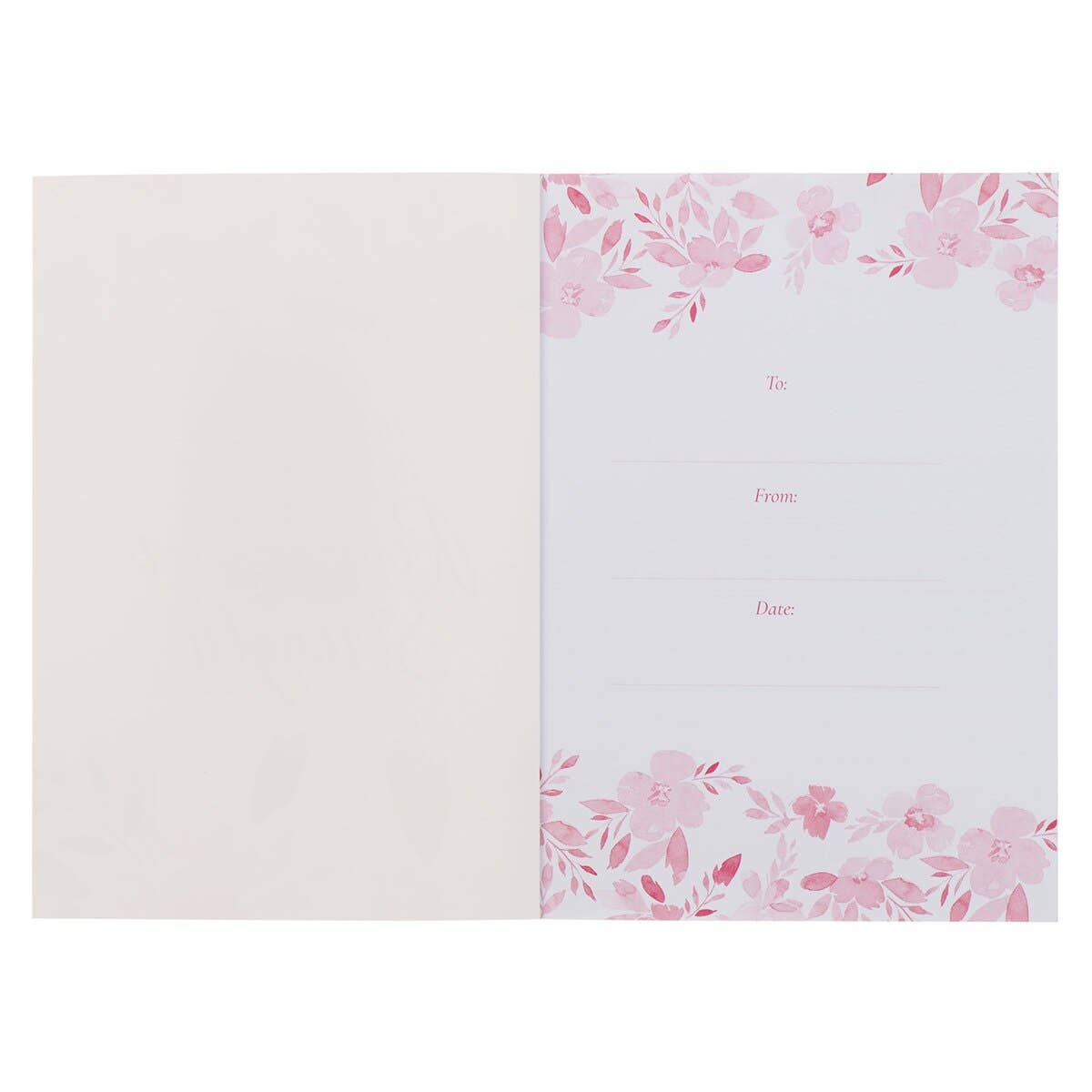 Notebook Bound Pink Floral Renew Their Strength Isa. 40:31