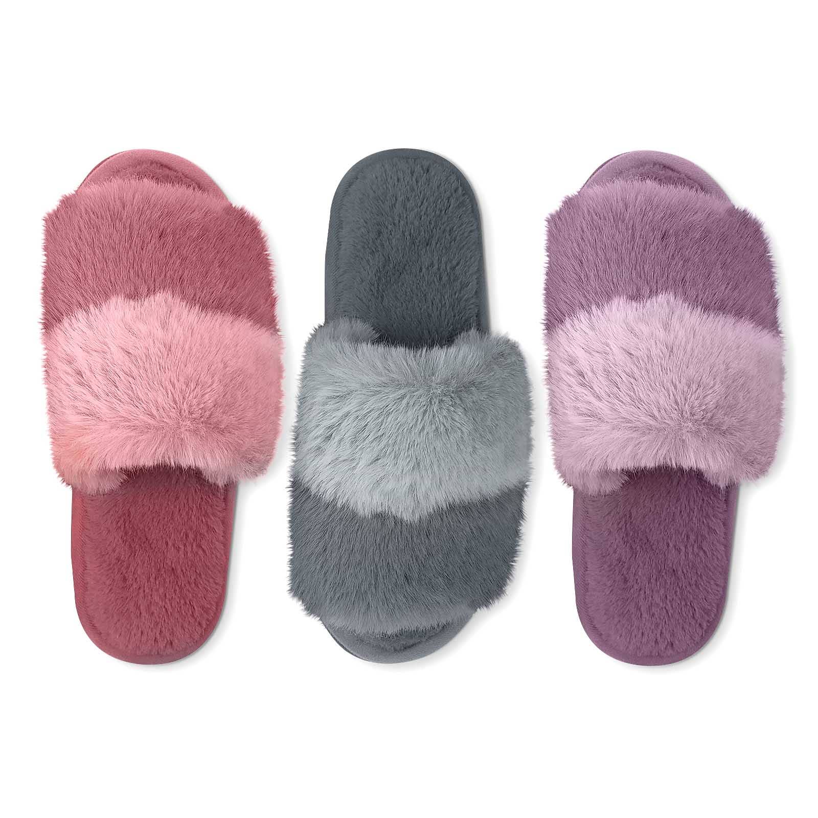 Cotton Candy Puff Slippers