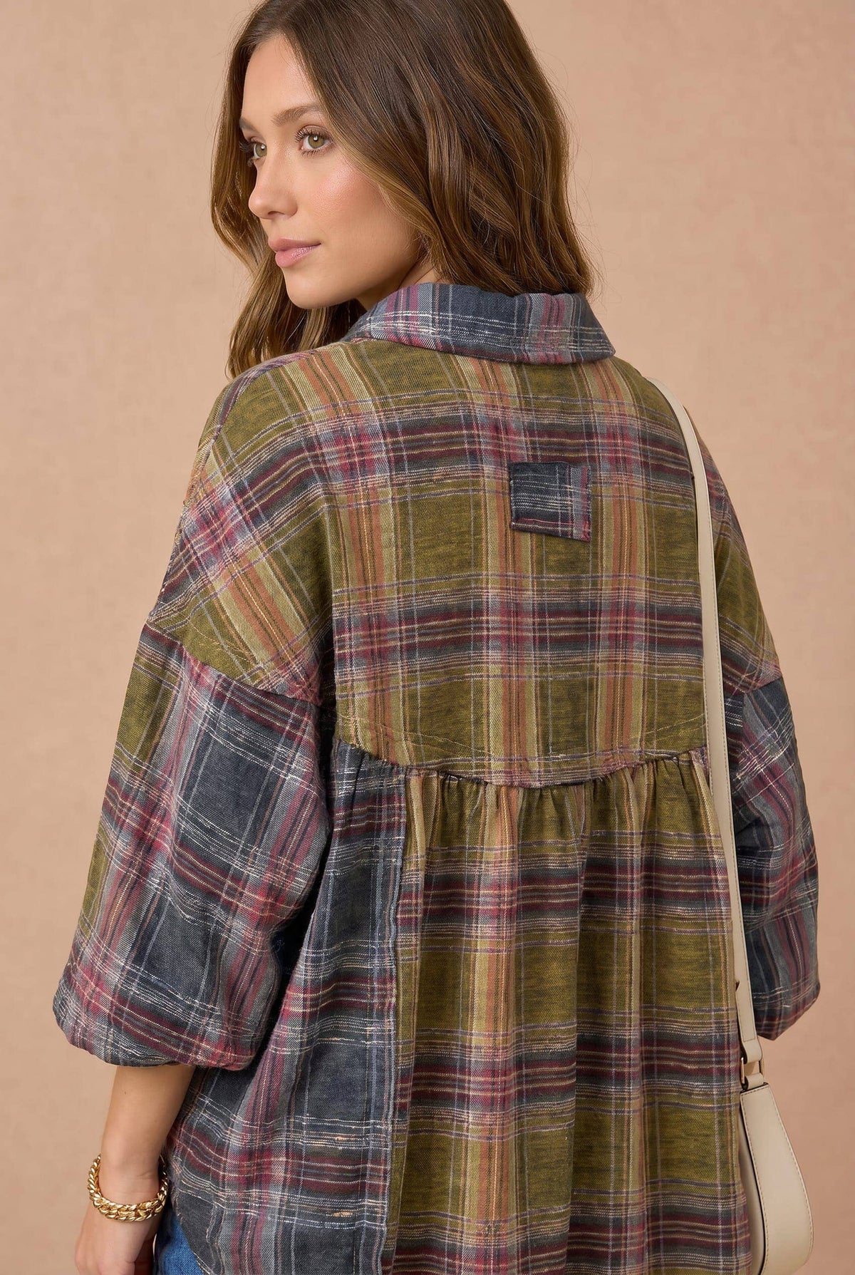 Logan Drop Shoulder Babydoll Shirt