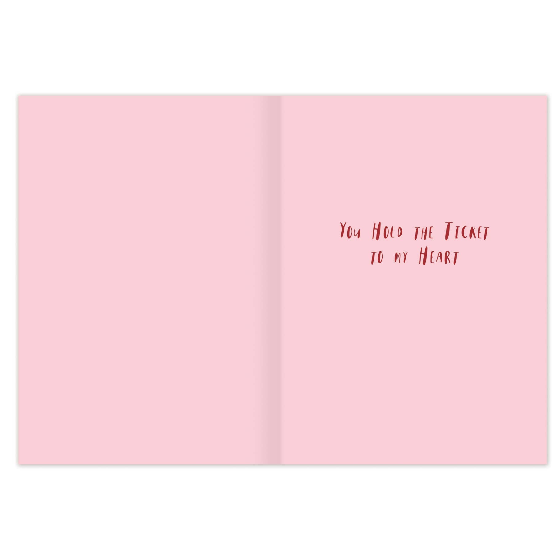 Love Tickets Anniversary Card