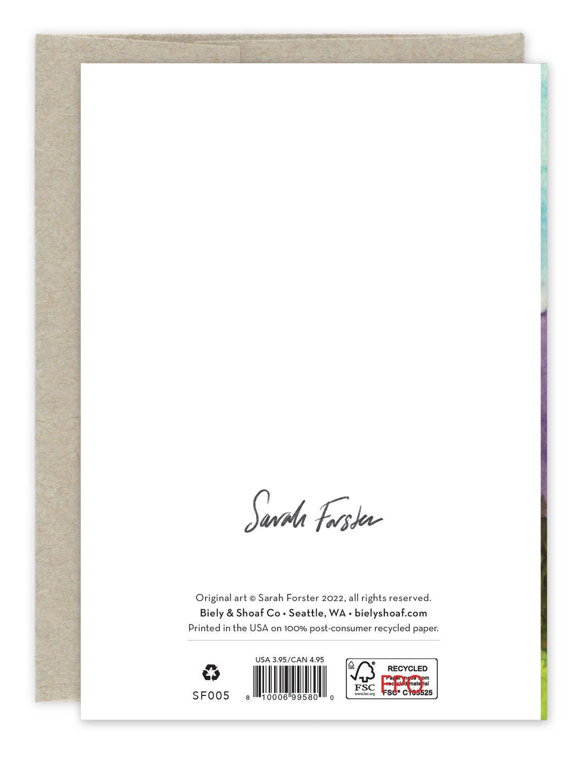 Mountains Of Gratitude Thank You Card