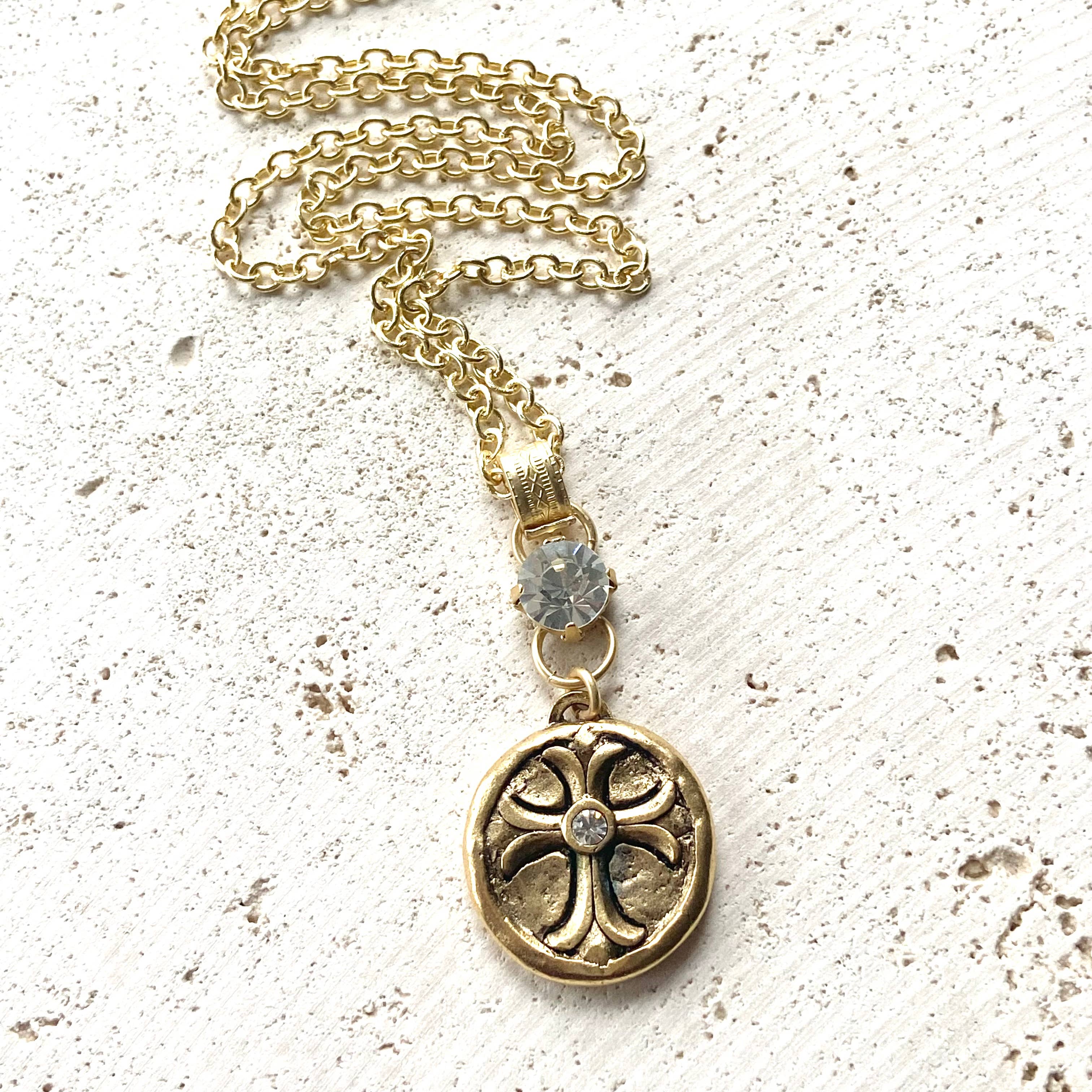 Cross Serenity Necklace