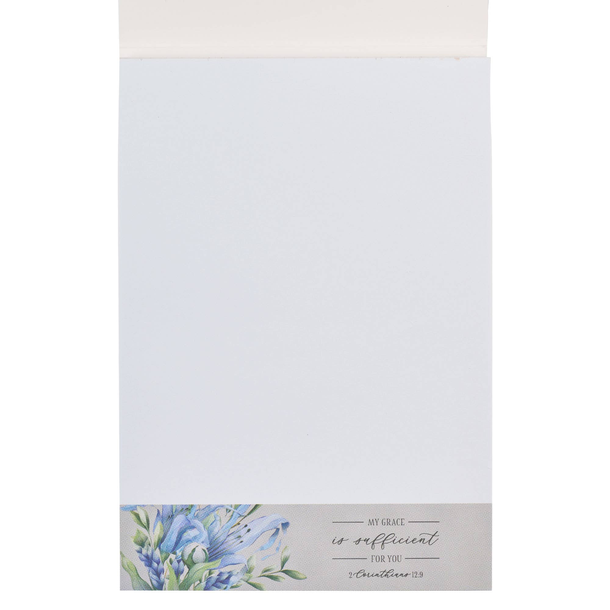 Notepad Floral My Grace is Sufficient 2 Cor. 12:9