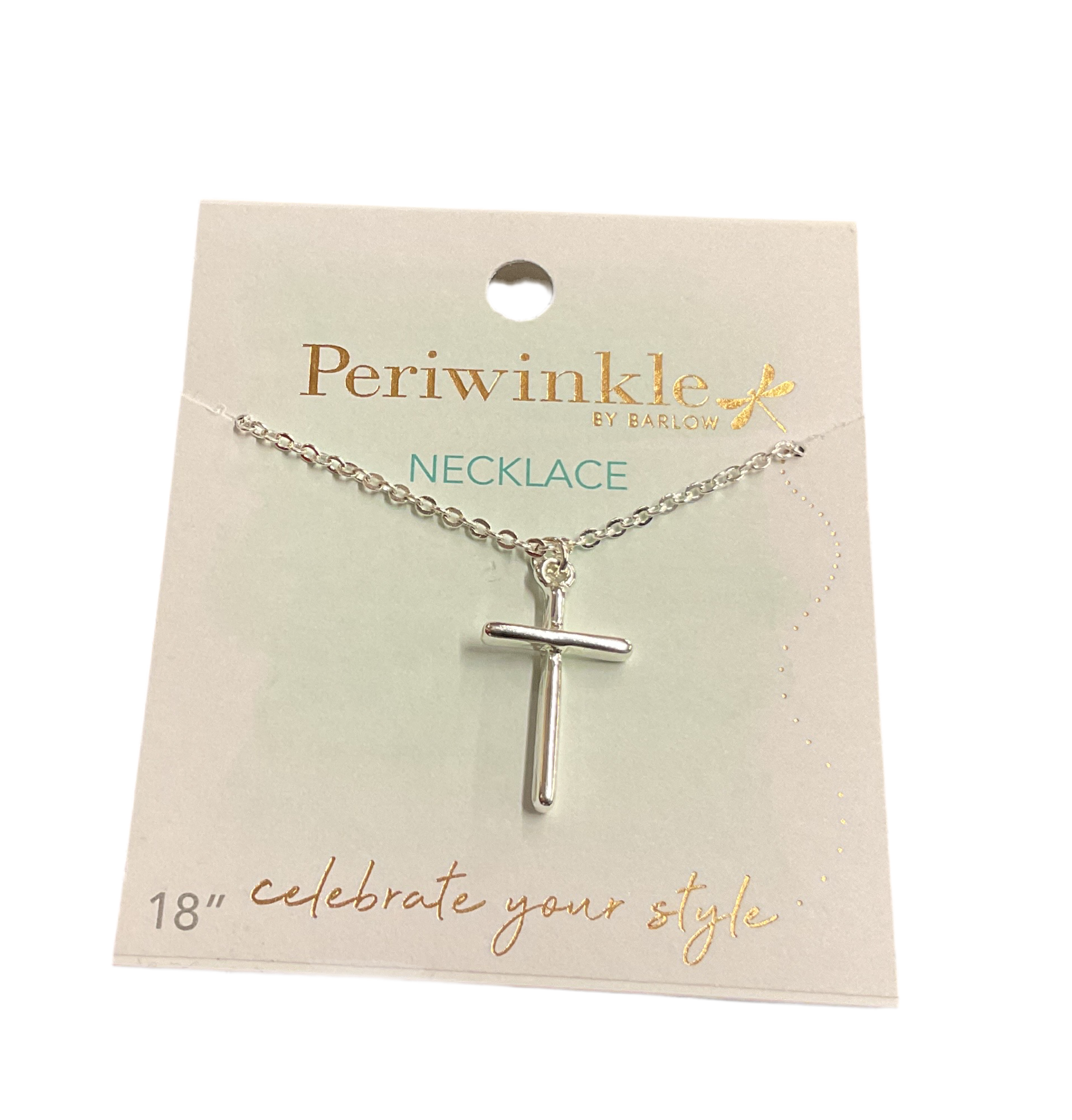 Cross Necklace -Silver