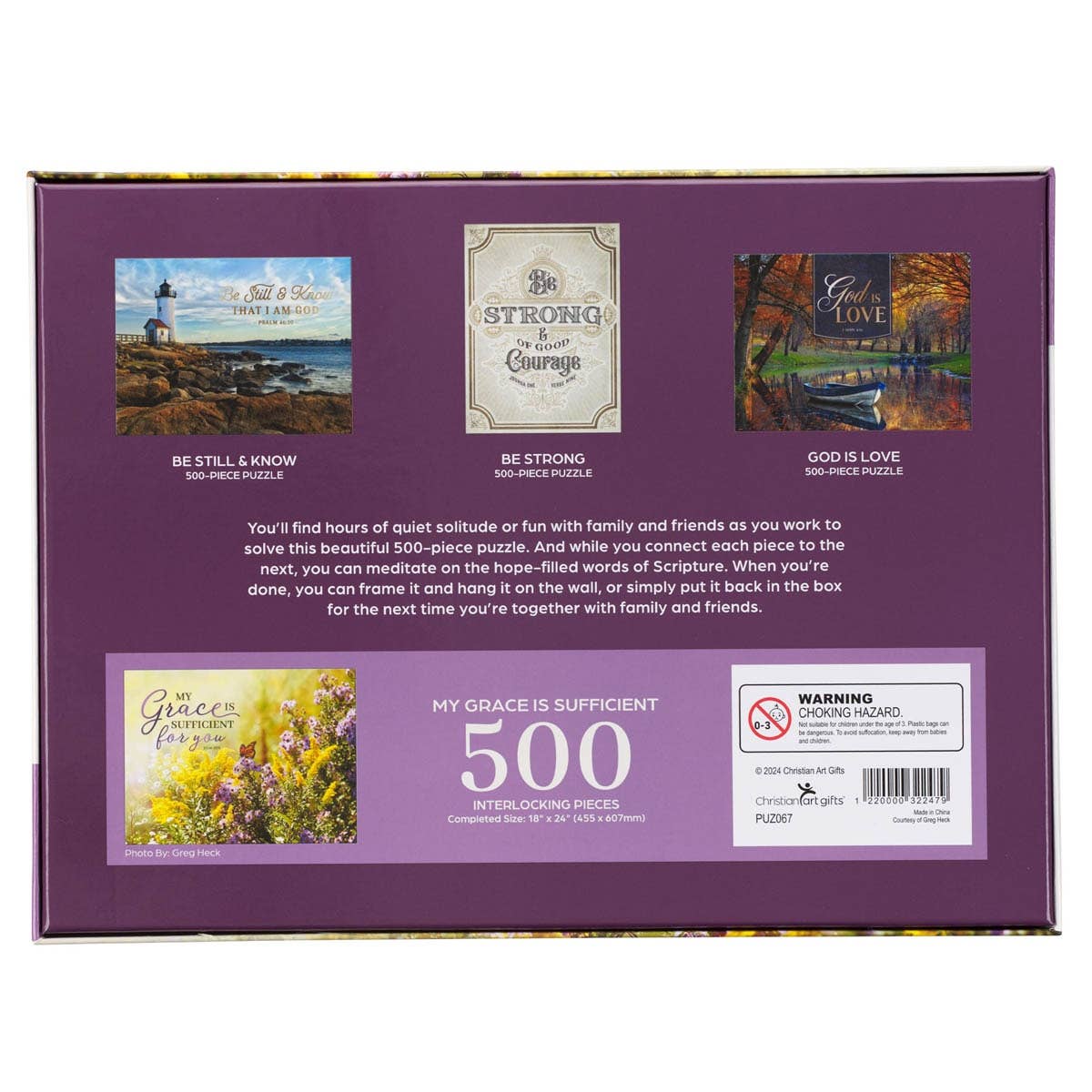 Puzzle 500 pc. My Grace 2 Cor. 12:9