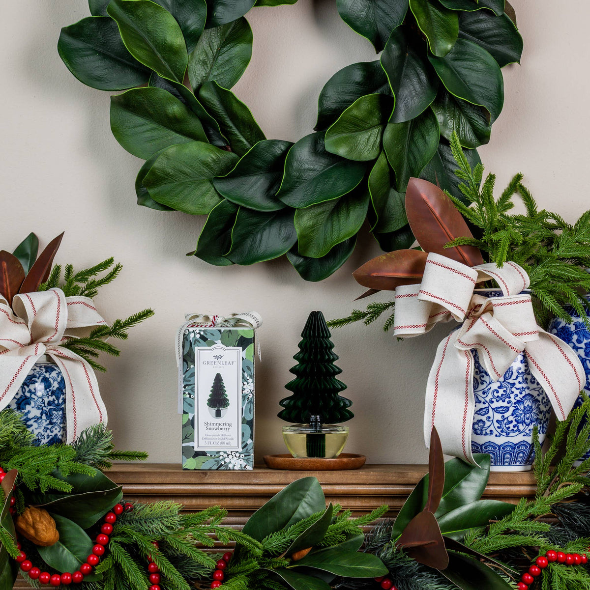 Shimmering Snowberry Tree Honeycomb Diffuser