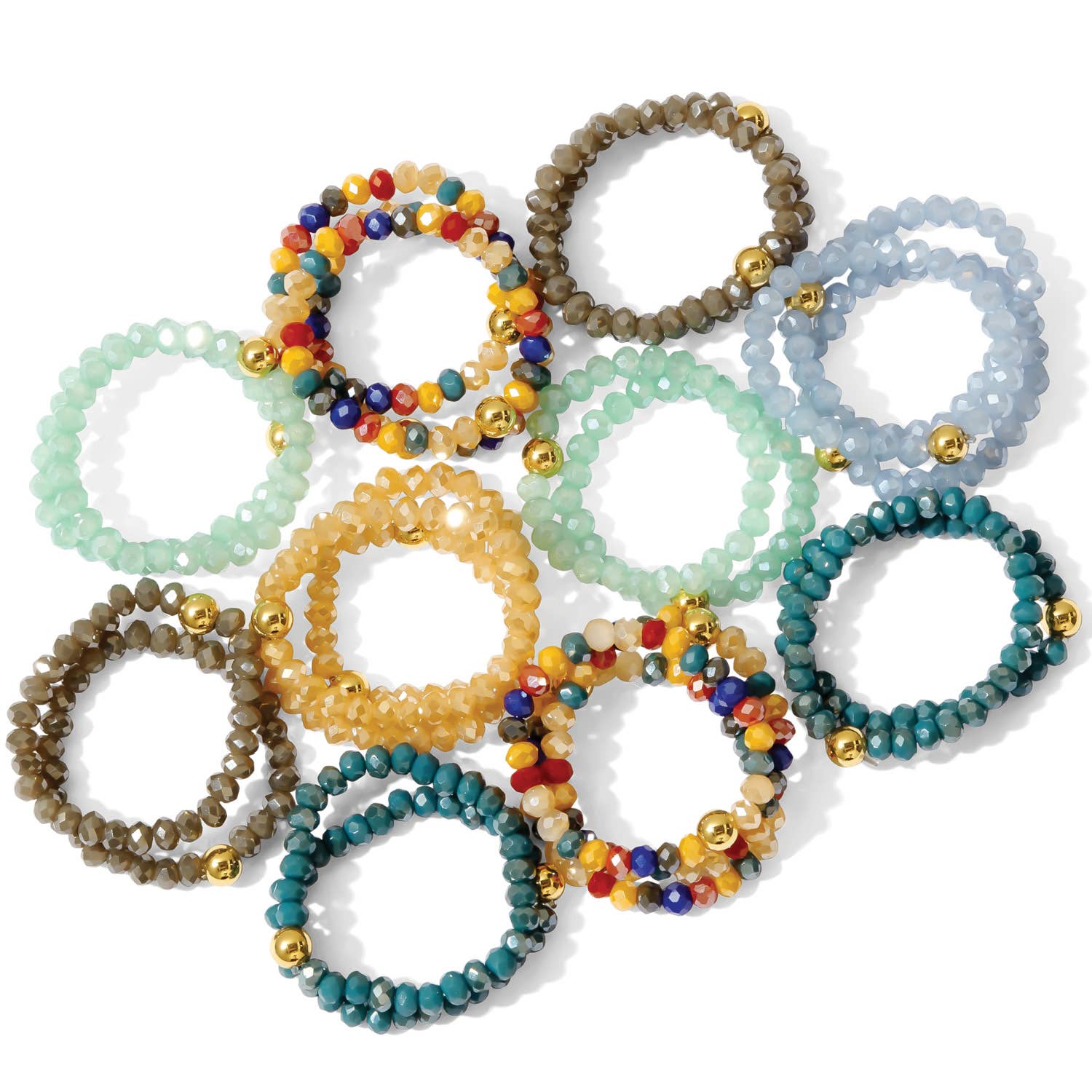 Stretch Crystal Ring - Assorted