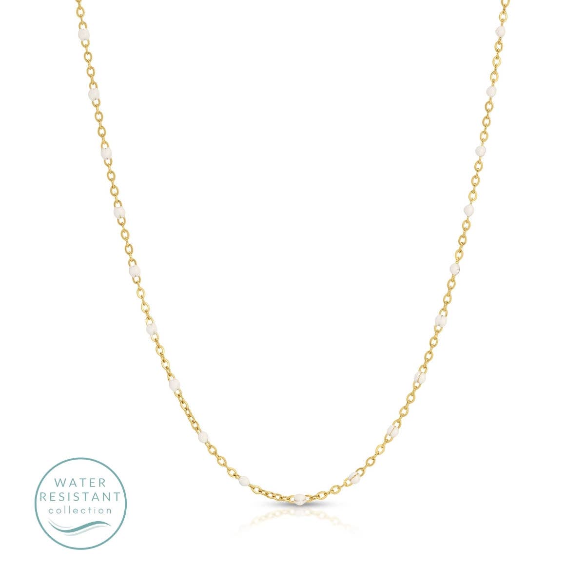 Sweetly Colored Delicate Chain Necklace
