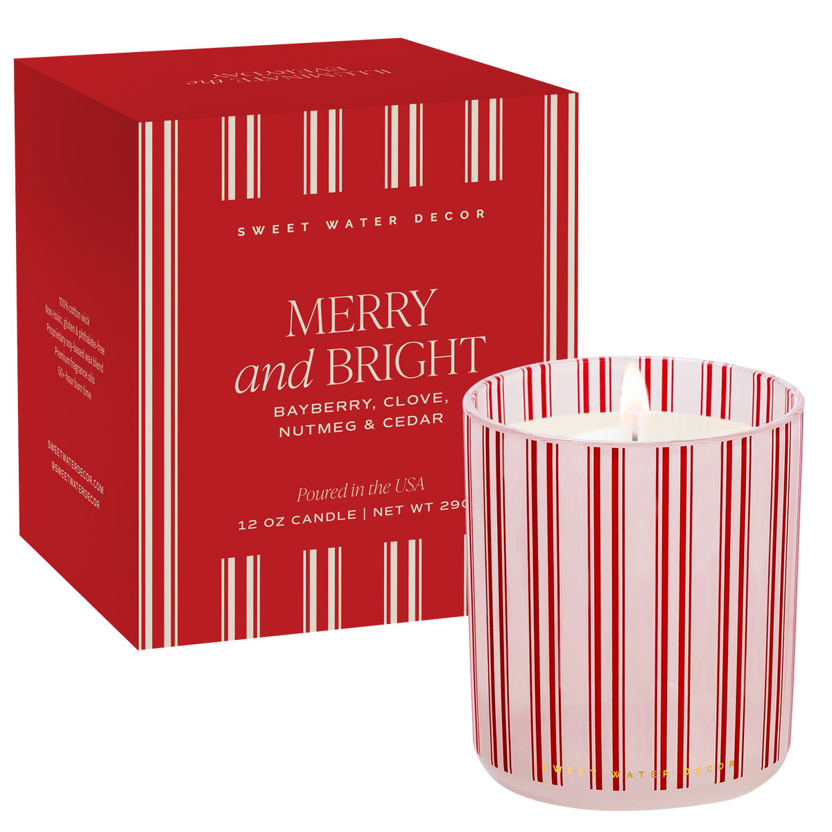 Merry and Bright Boxed Soy Candle