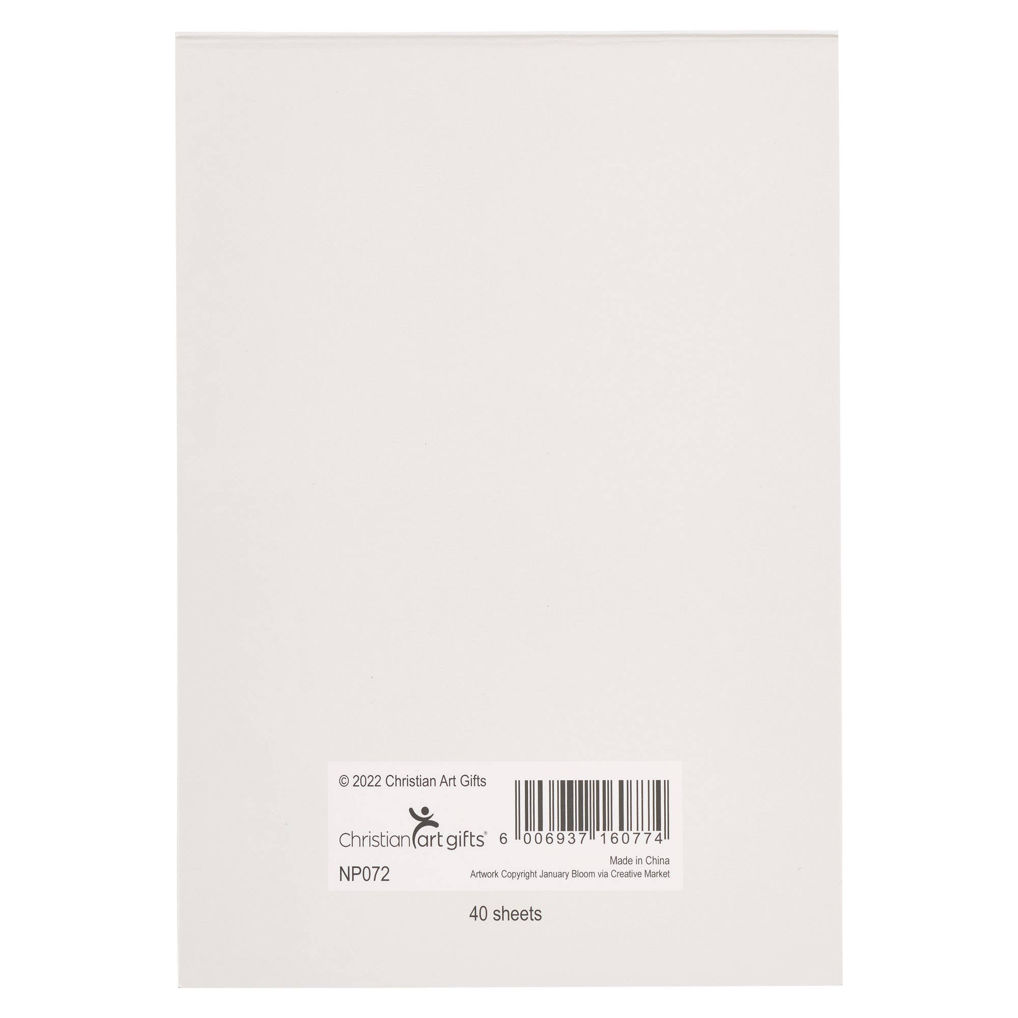 Notepad Floral Everything Beautiful Eccl. 3:11