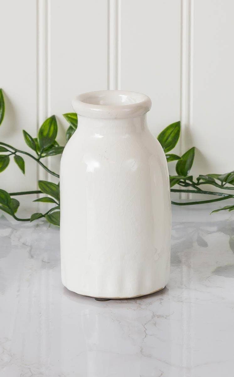 Pottery - Bud Vase Milk Bottle