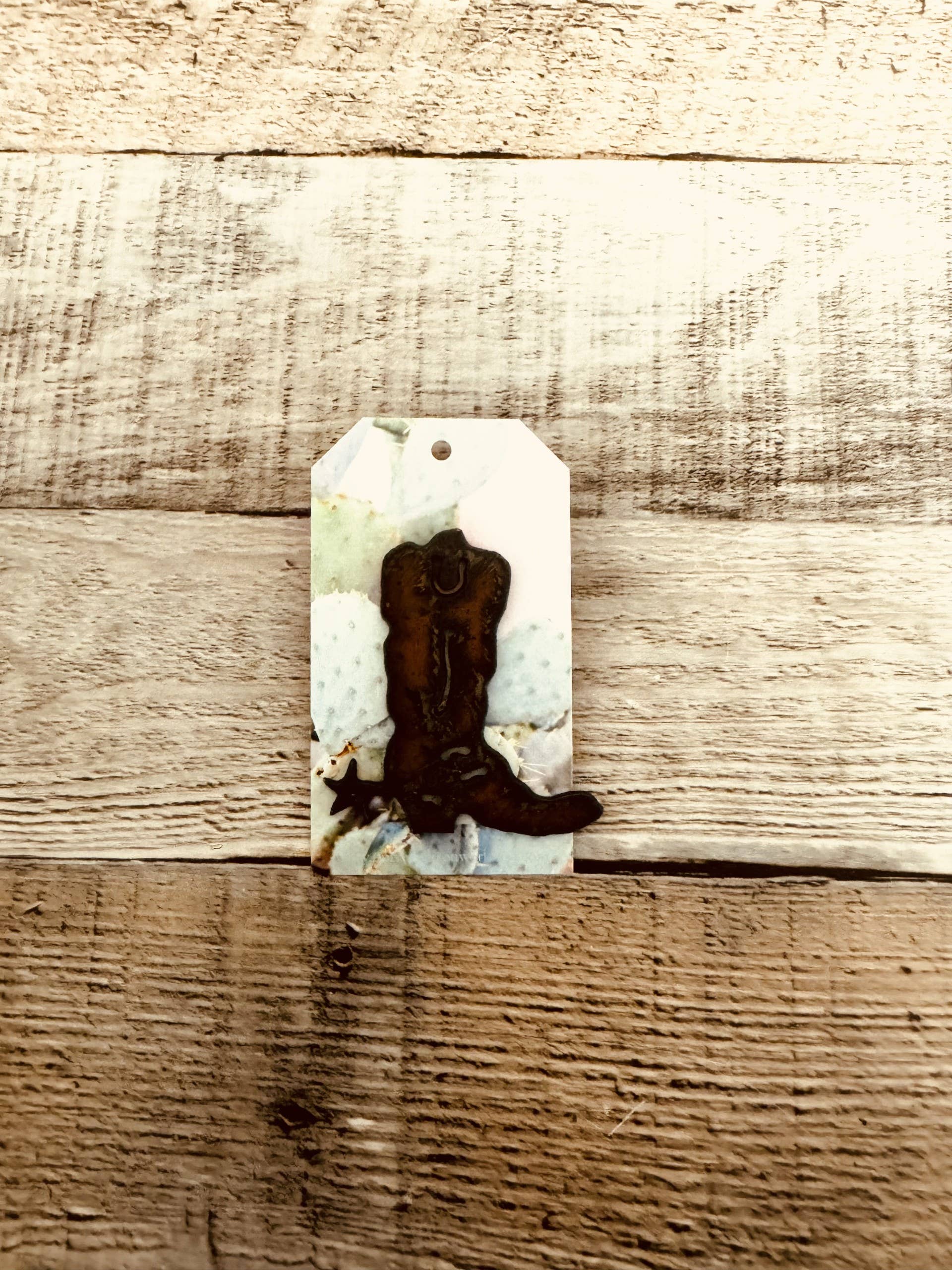 Boot Hat Pin Rustic Western Hat Bar Gift Southwest Rodeo