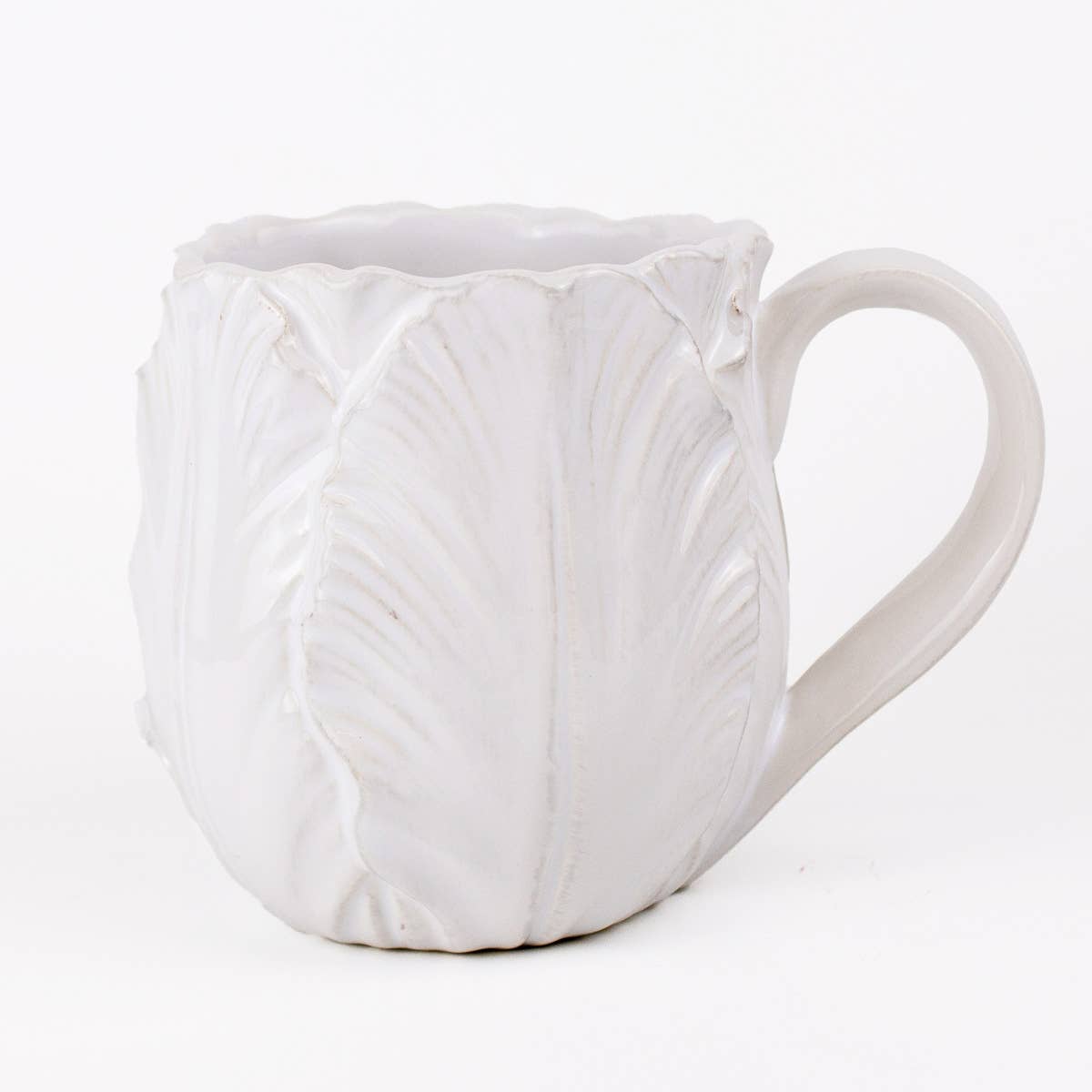 Embossed Tulip Coffee Mug