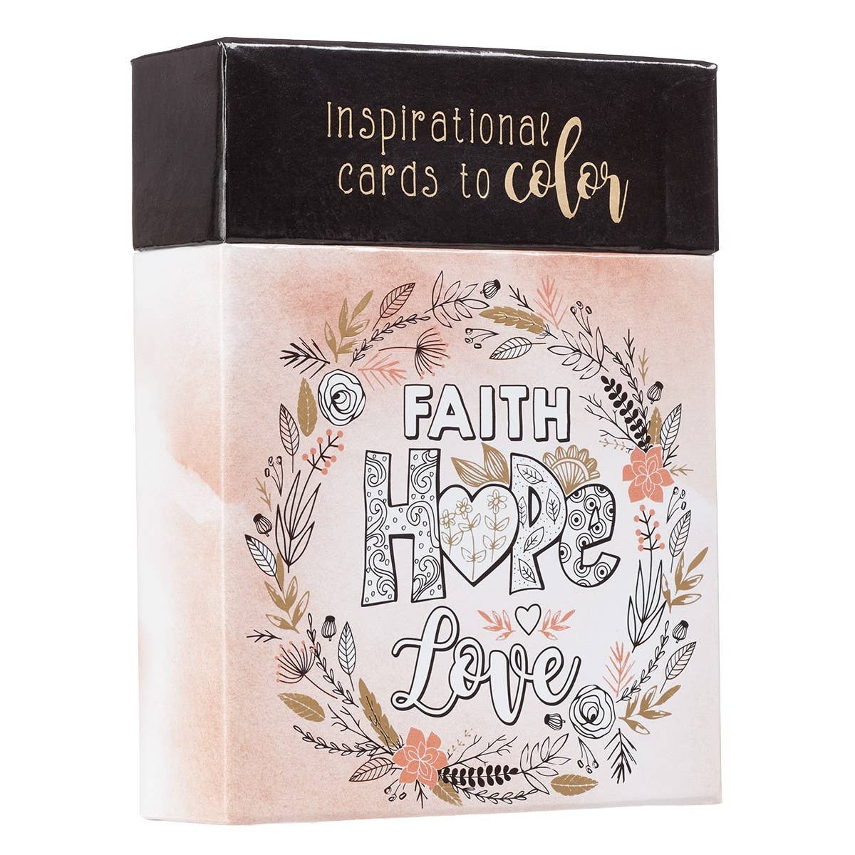 Coloring Cards Boxed Faith Hope Love