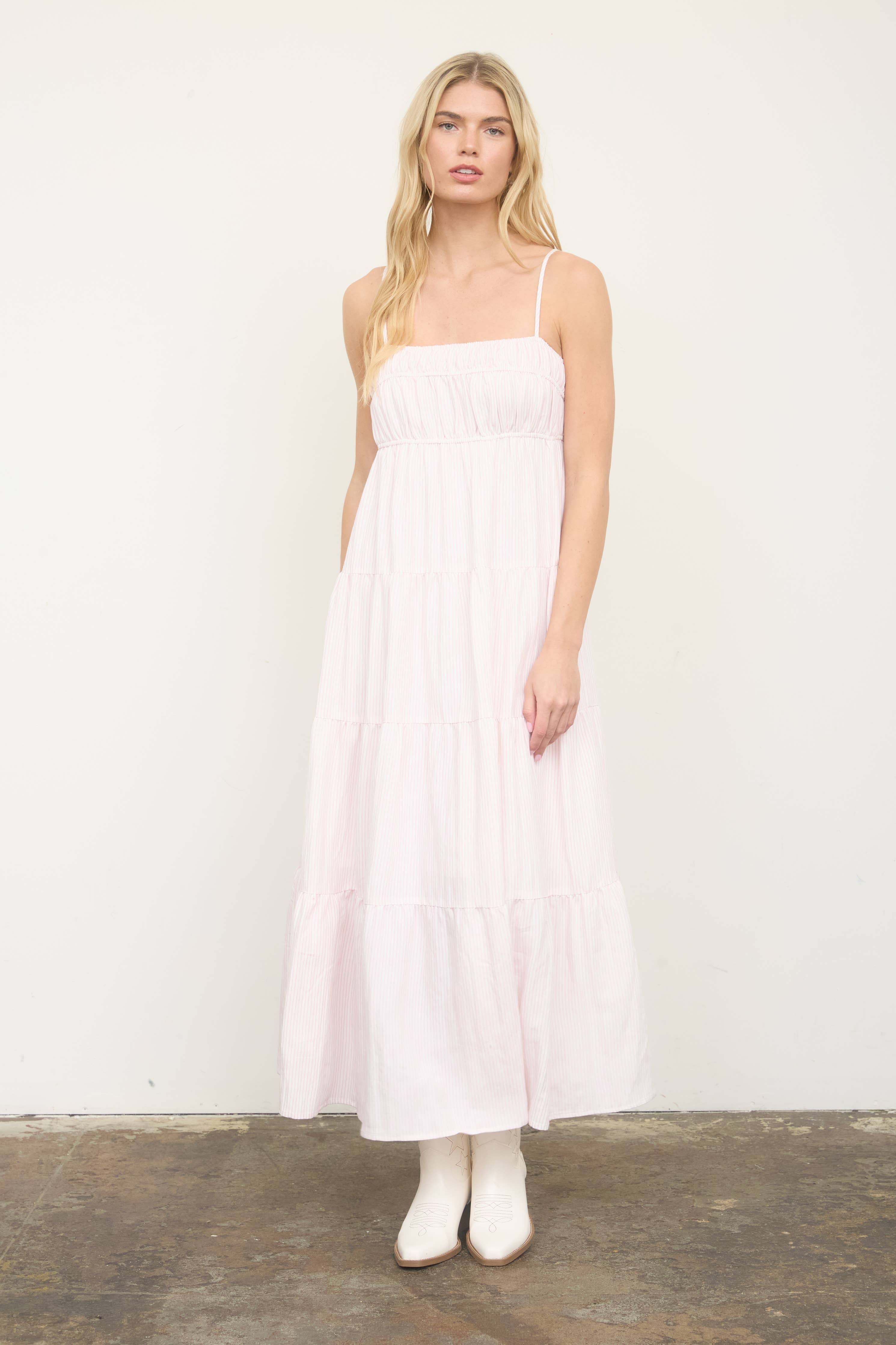 Gracie Tiered Midi Dress