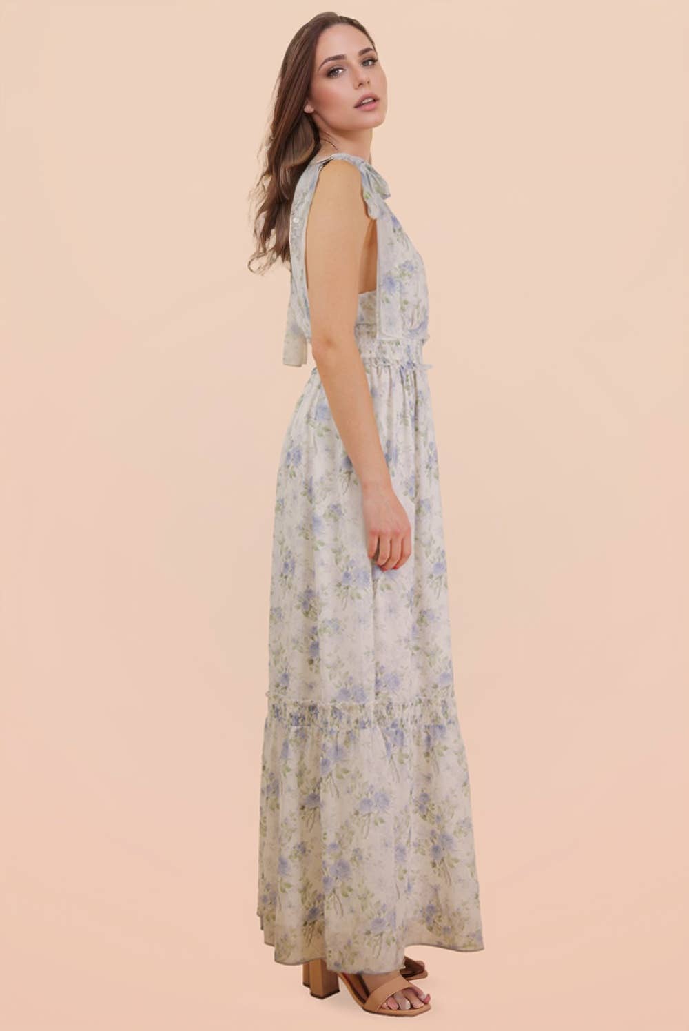 Eloise Floral Printed Midi Dress