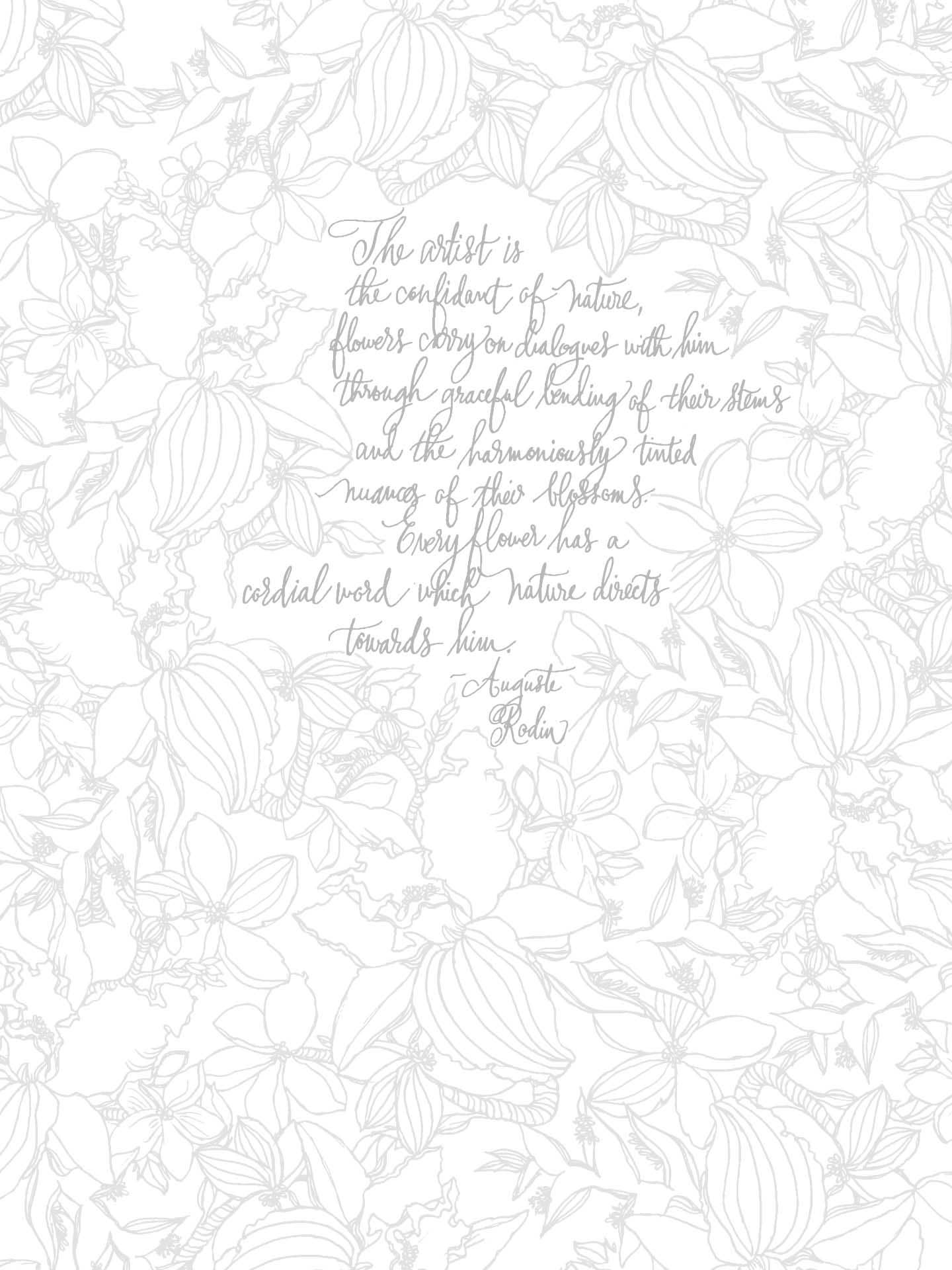 Painterly Days: The Flower Watercoloring Book for Adults