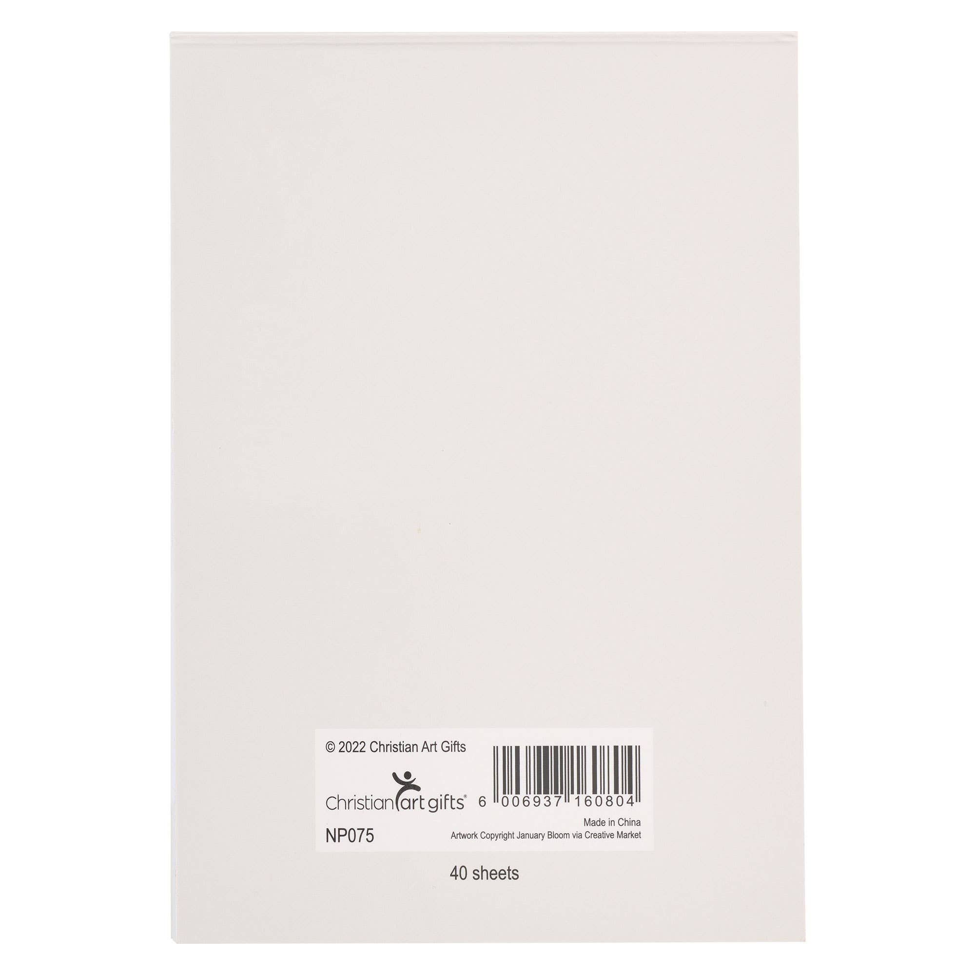 Notepad Floral My Strength & My Song Ps. 118:14