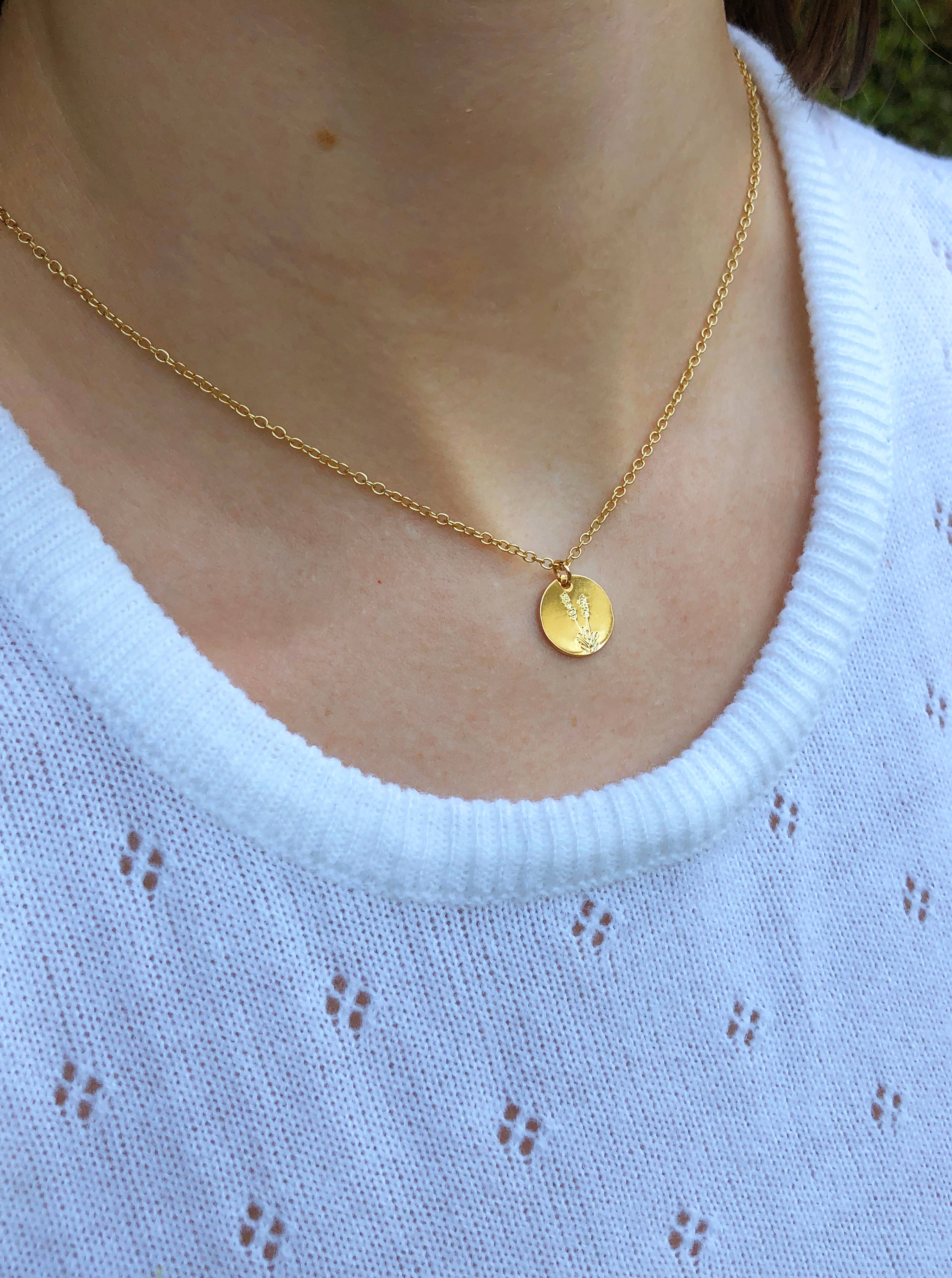 Botanical Necklace - Lavender