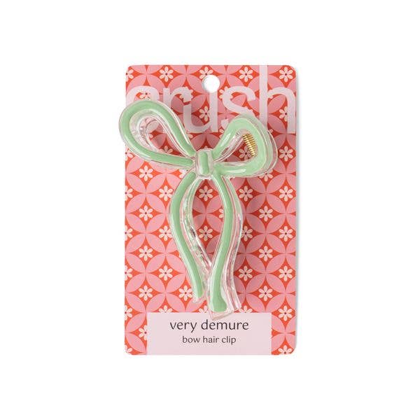 Crush Very Demure Bow Hair Clip
