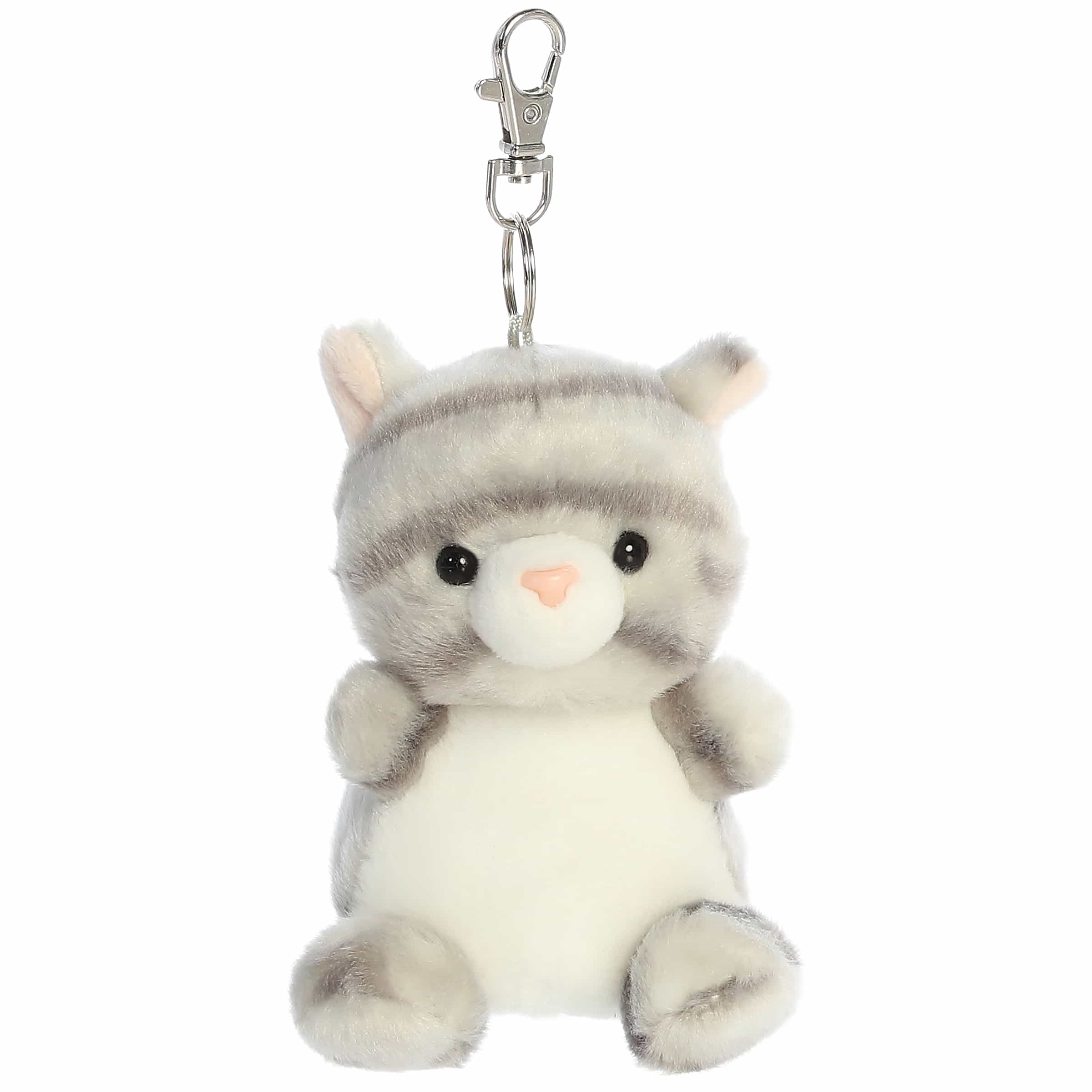 Silver Kitty Clip On