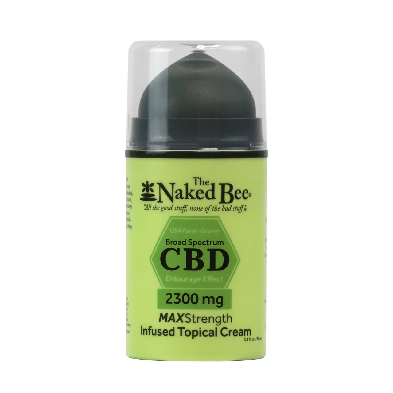 Broad Spectrum CBD Max Strength 2300mg Infused Topical Cream The Naked Bee
