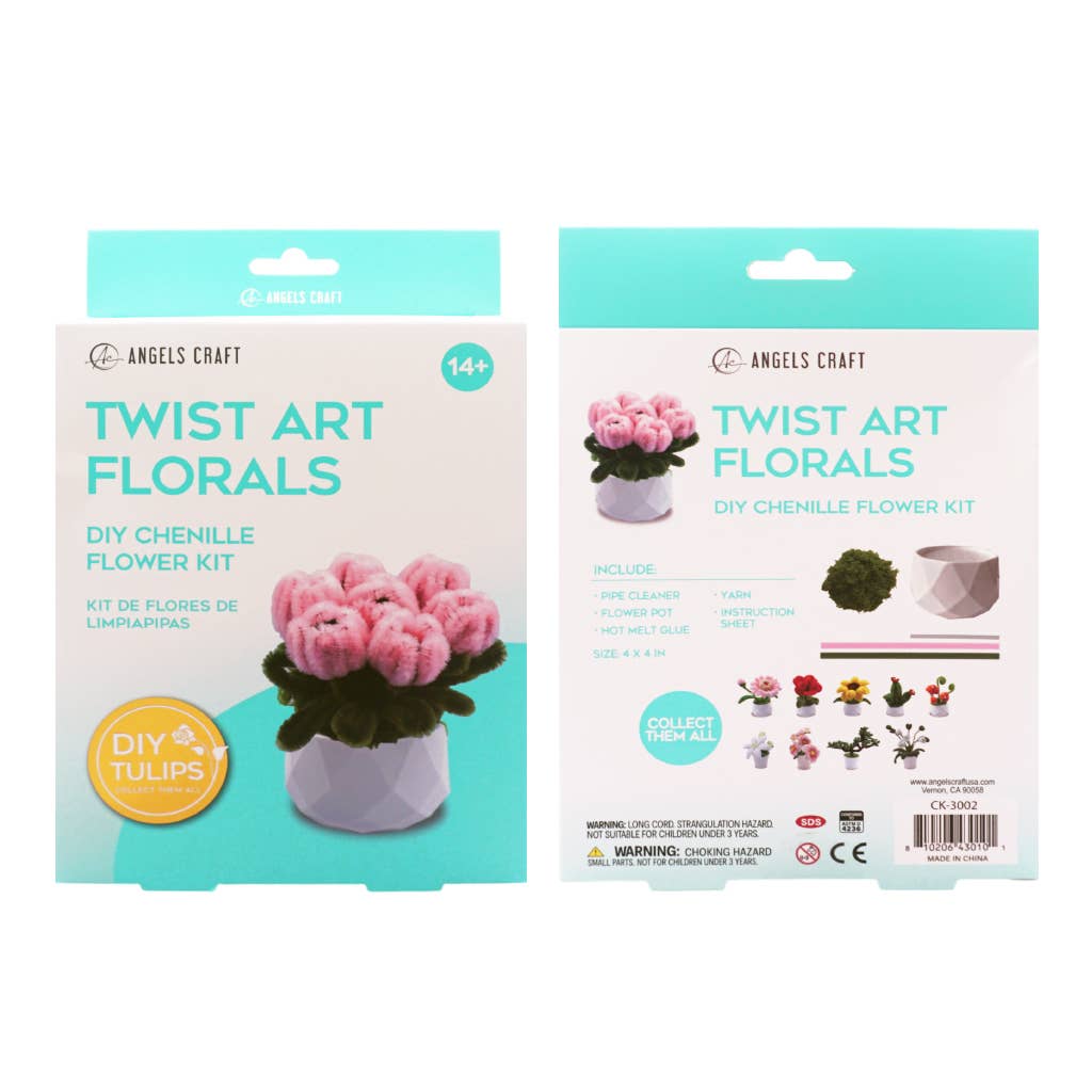 Tulips Twist Art Floral DIY Kit