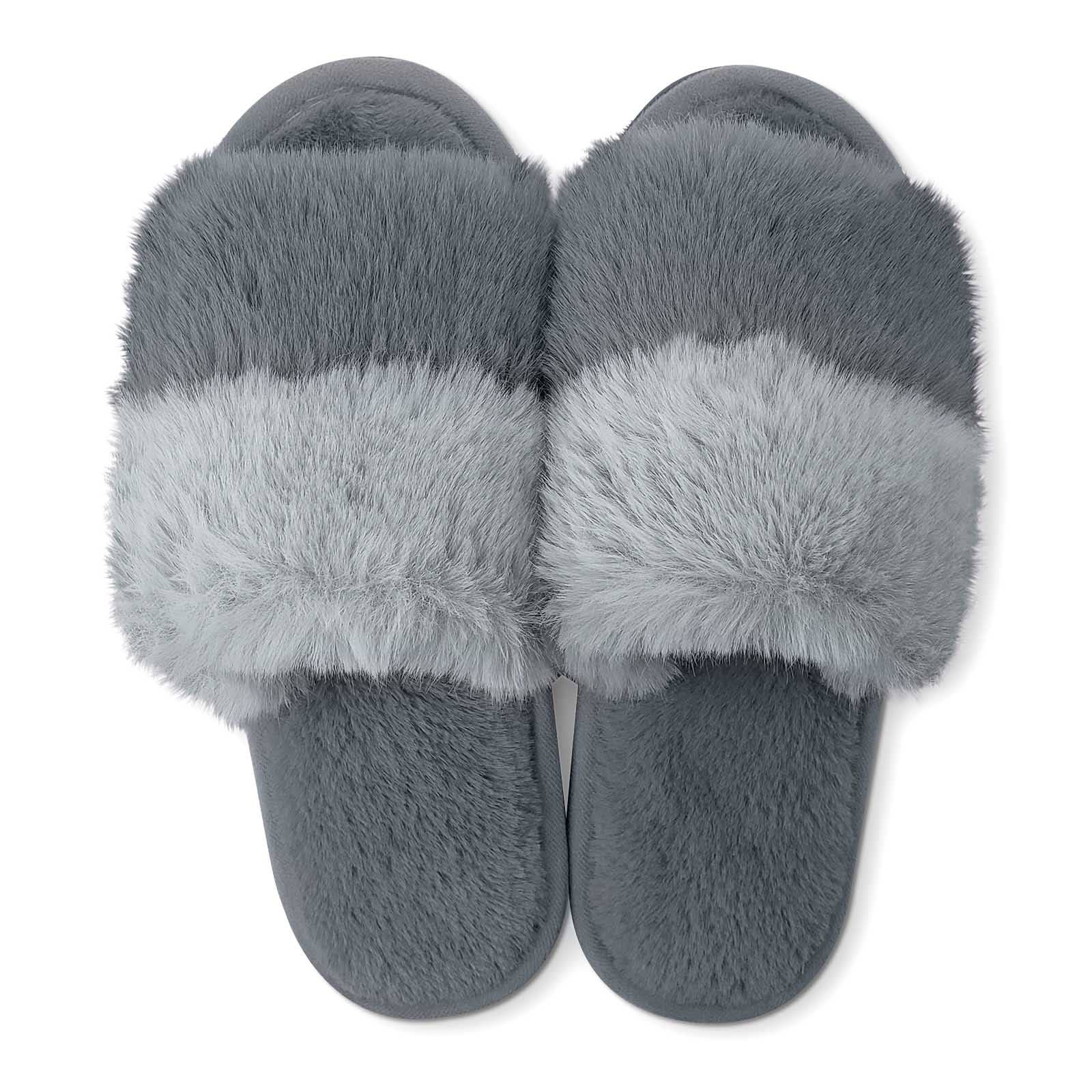 Cotton Candy Puff Slippers