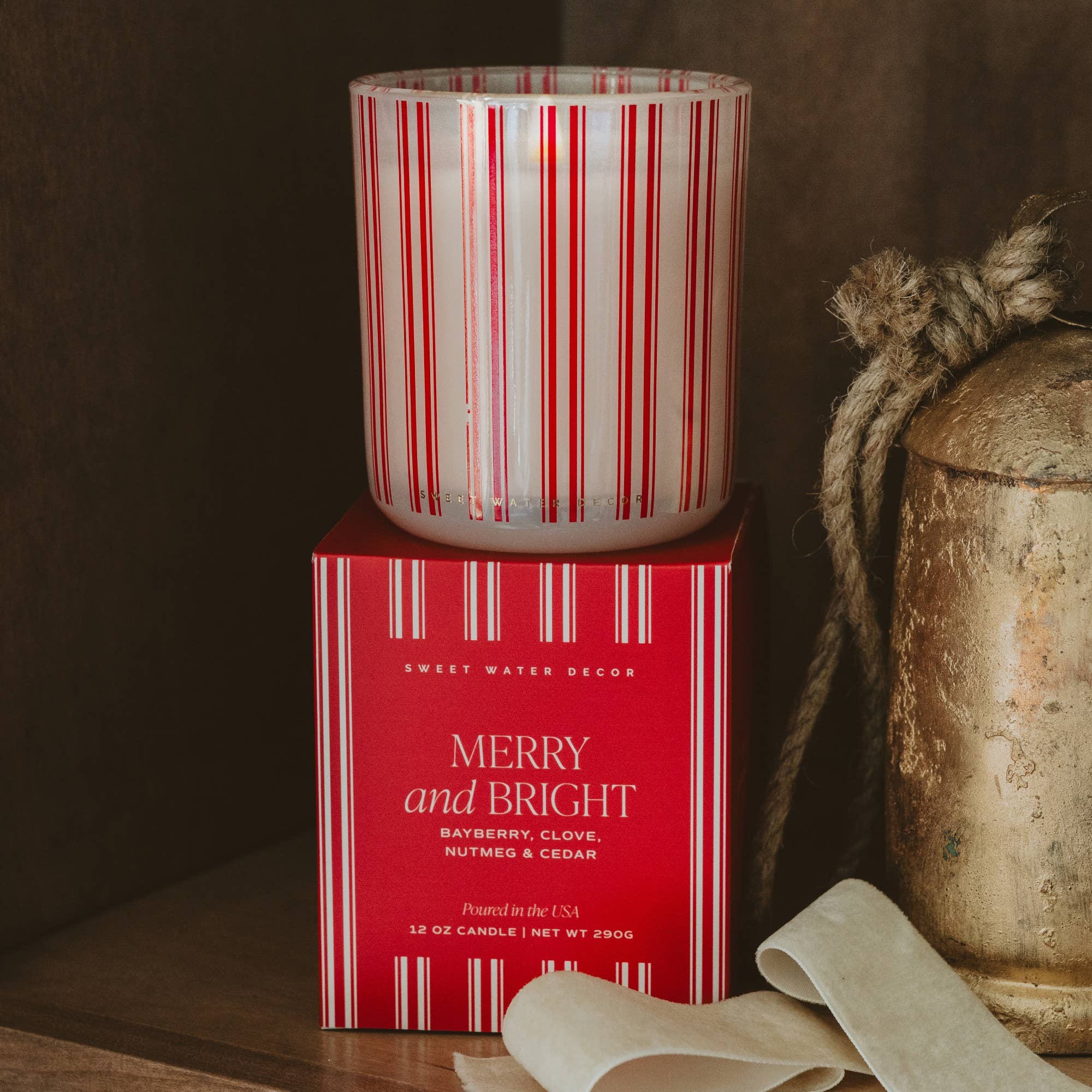 Merry and Bright Boxed Soy Candle