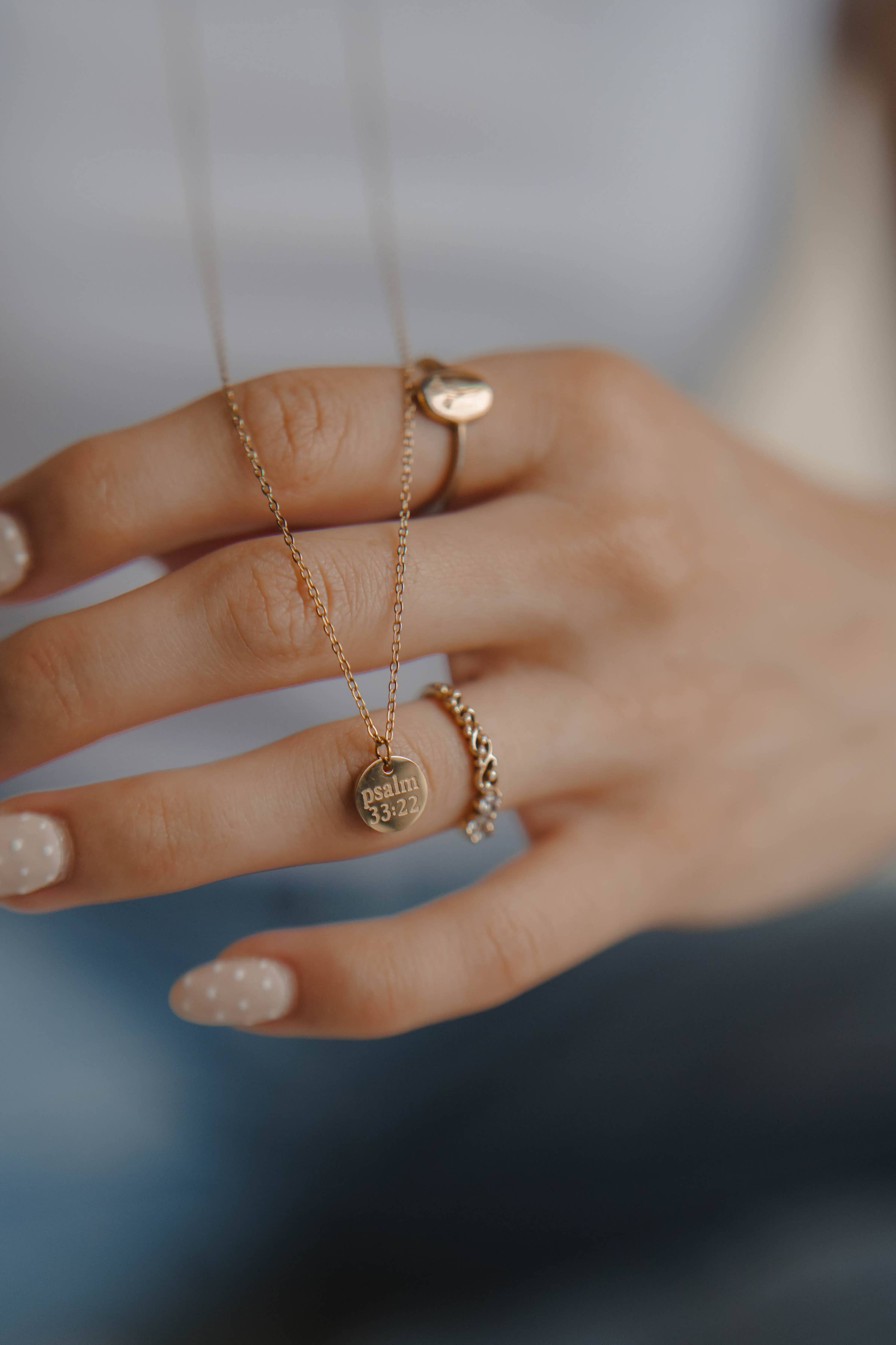 Hope Disc Necklace | Christian Jewelry