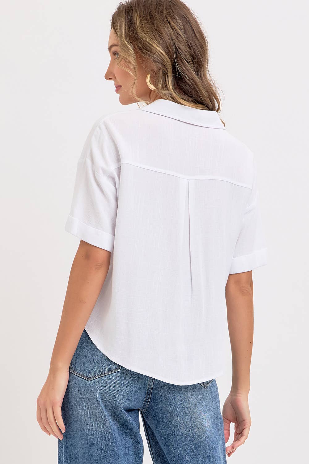 Agatha Linen Button Down