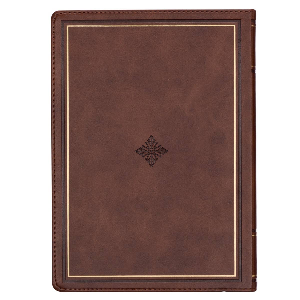Devotional Walking with God Large Print Faux Leather