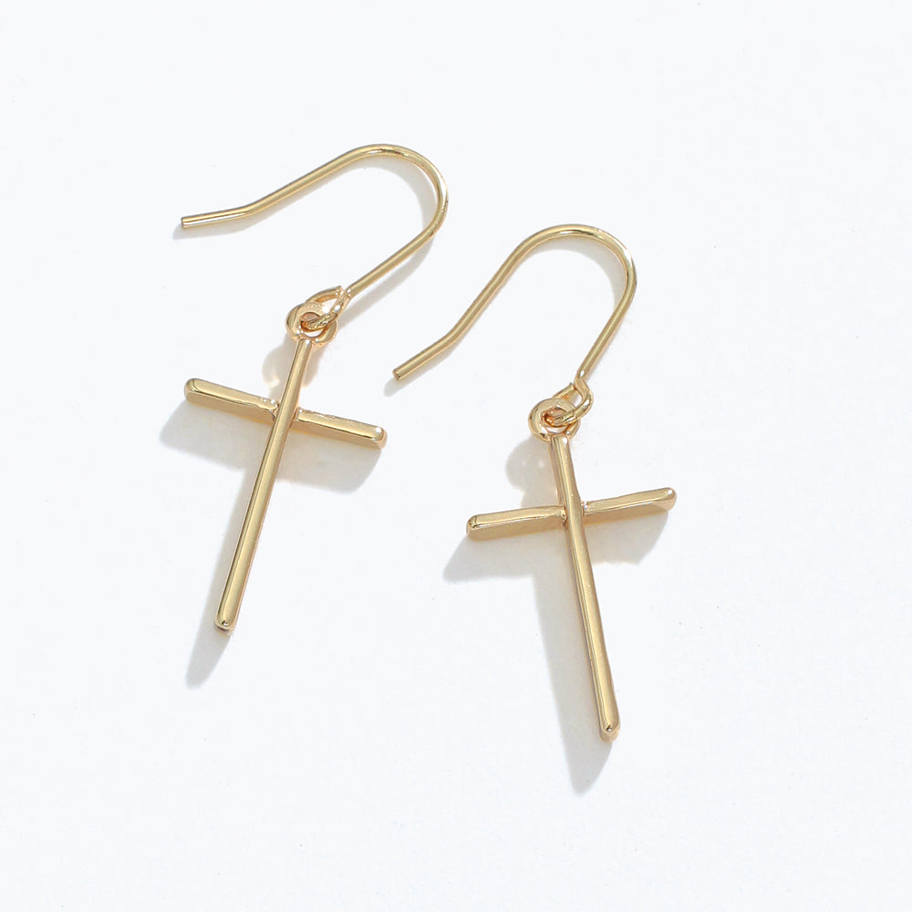 Classic Cross Earrings