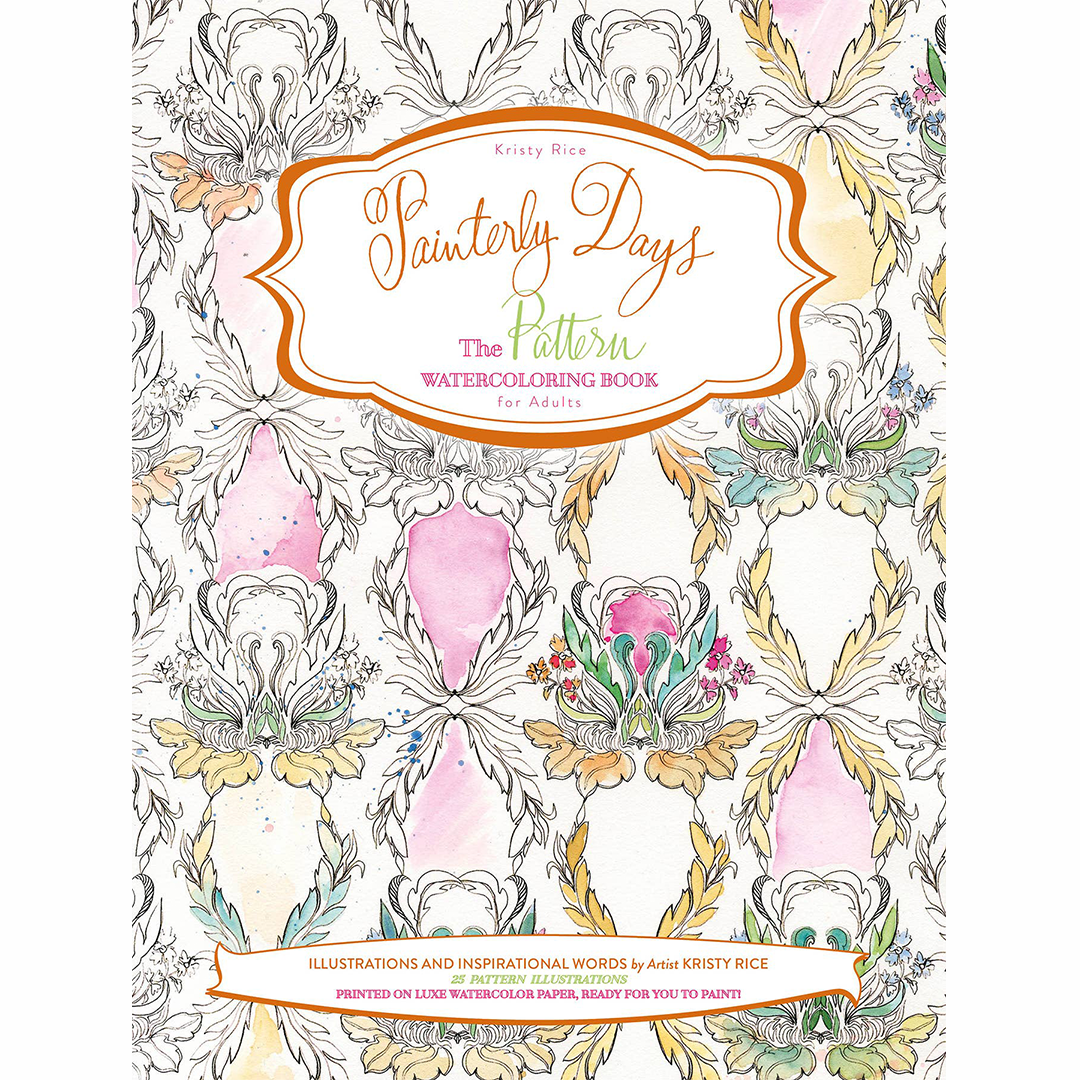 Painterly Days: The Pattern Watercoloring Book for Adults