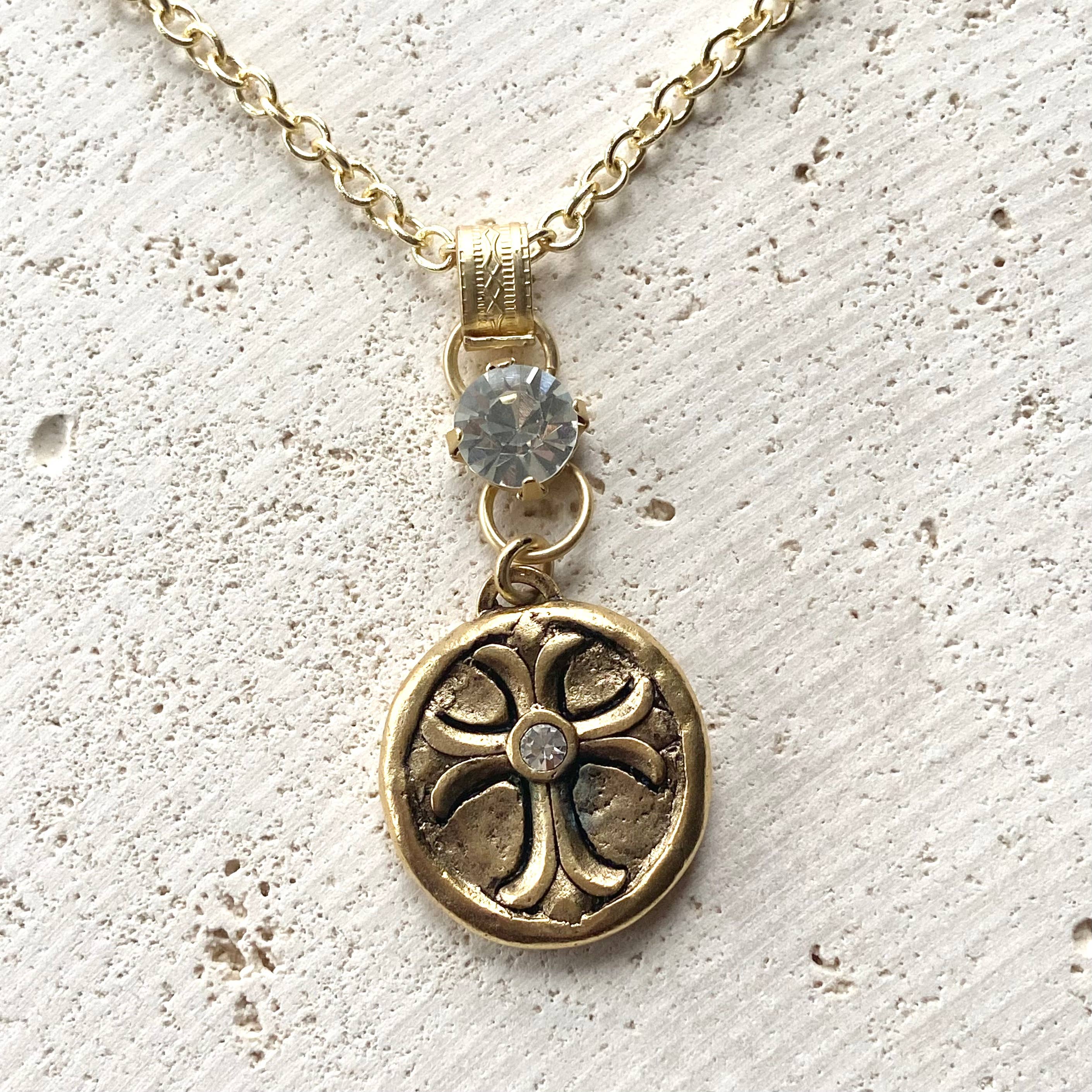 Cross Serenity Necklace