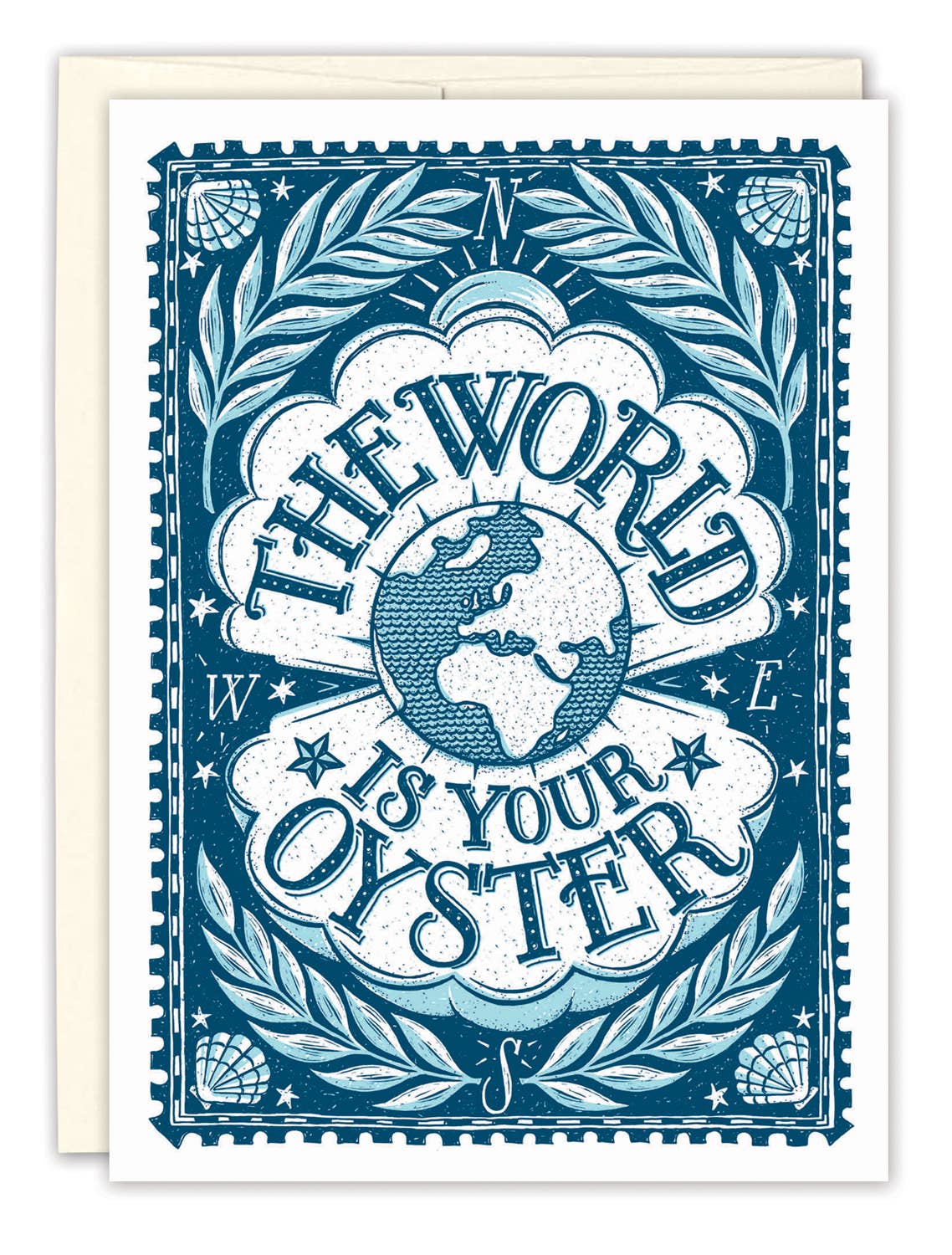 World Is Your Oyster Graduation Card