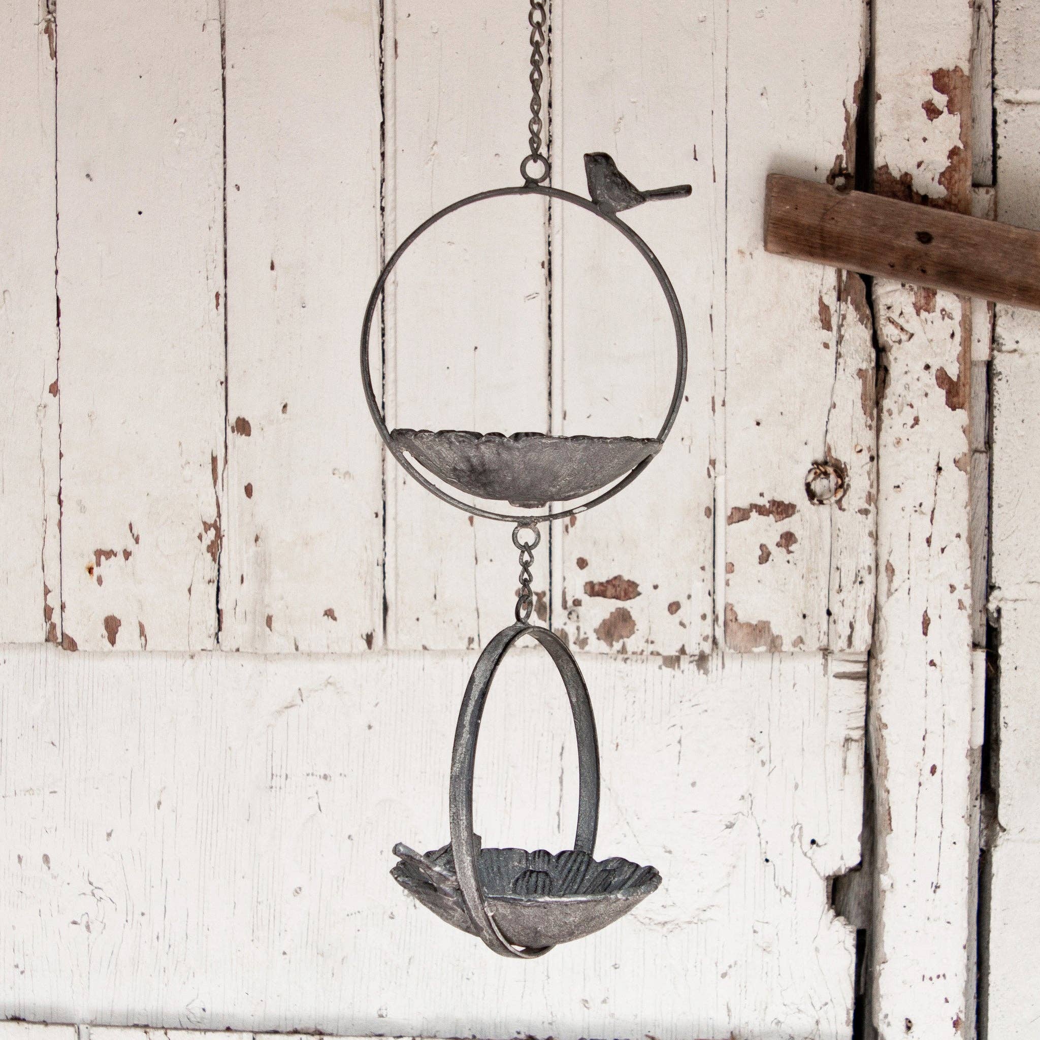 Two-Tiered Hanging Bird Feeder