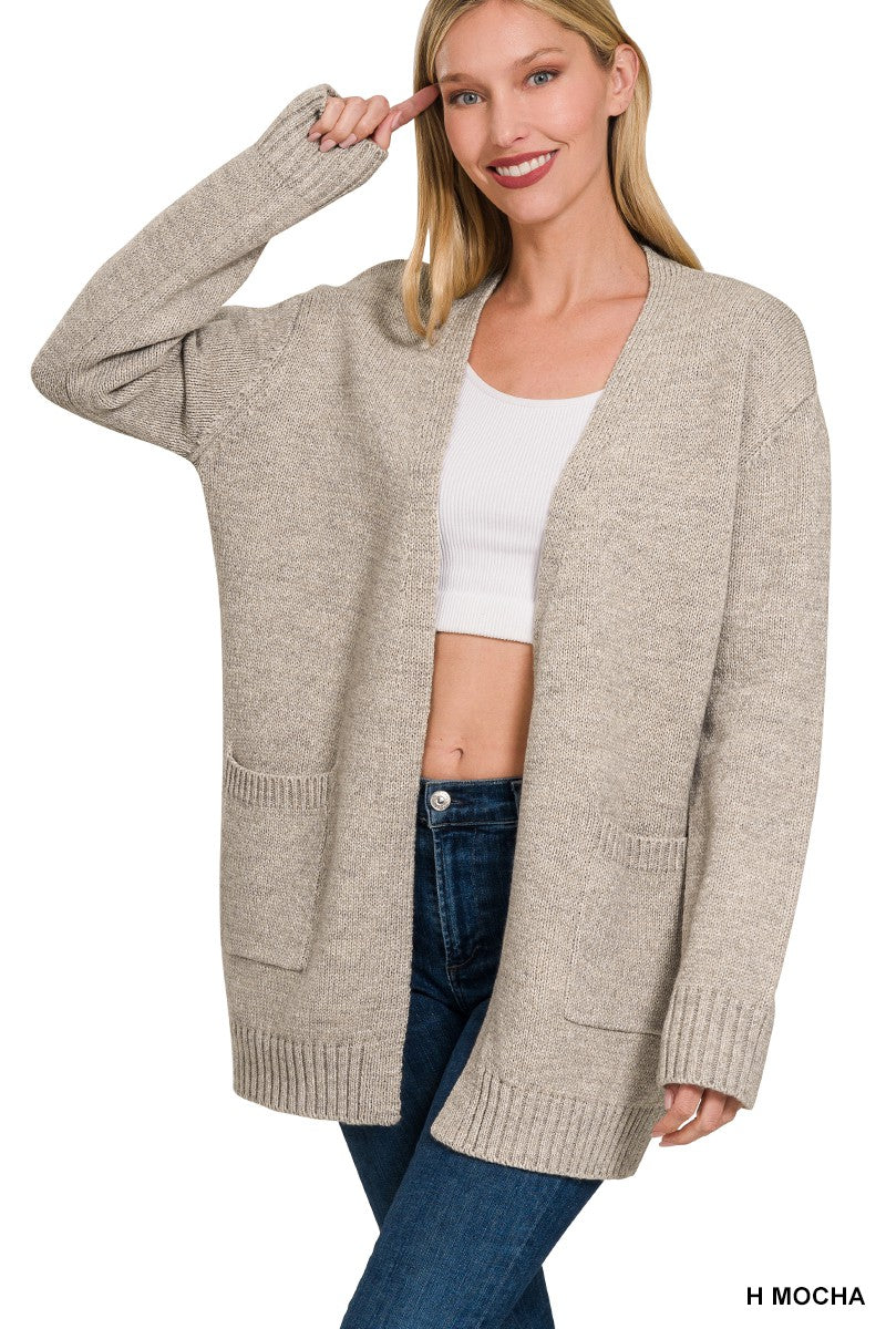 Catherine Open Front Cardigan