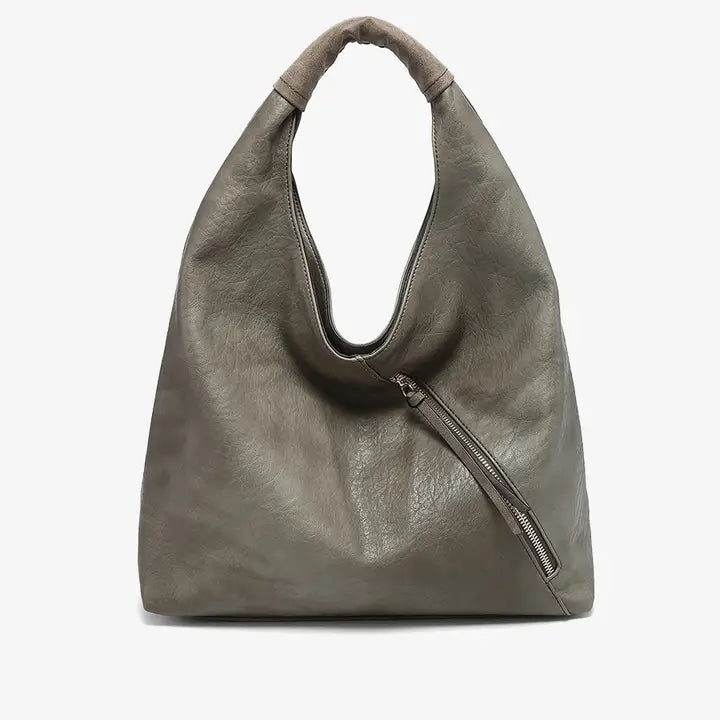 Kat Distressed Hobo Bag