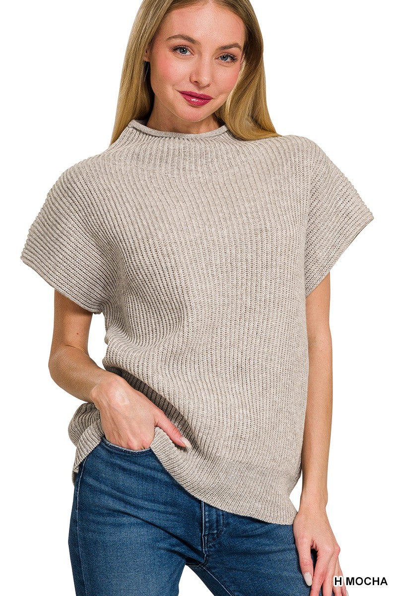 Birdie Mock Neck Sweater