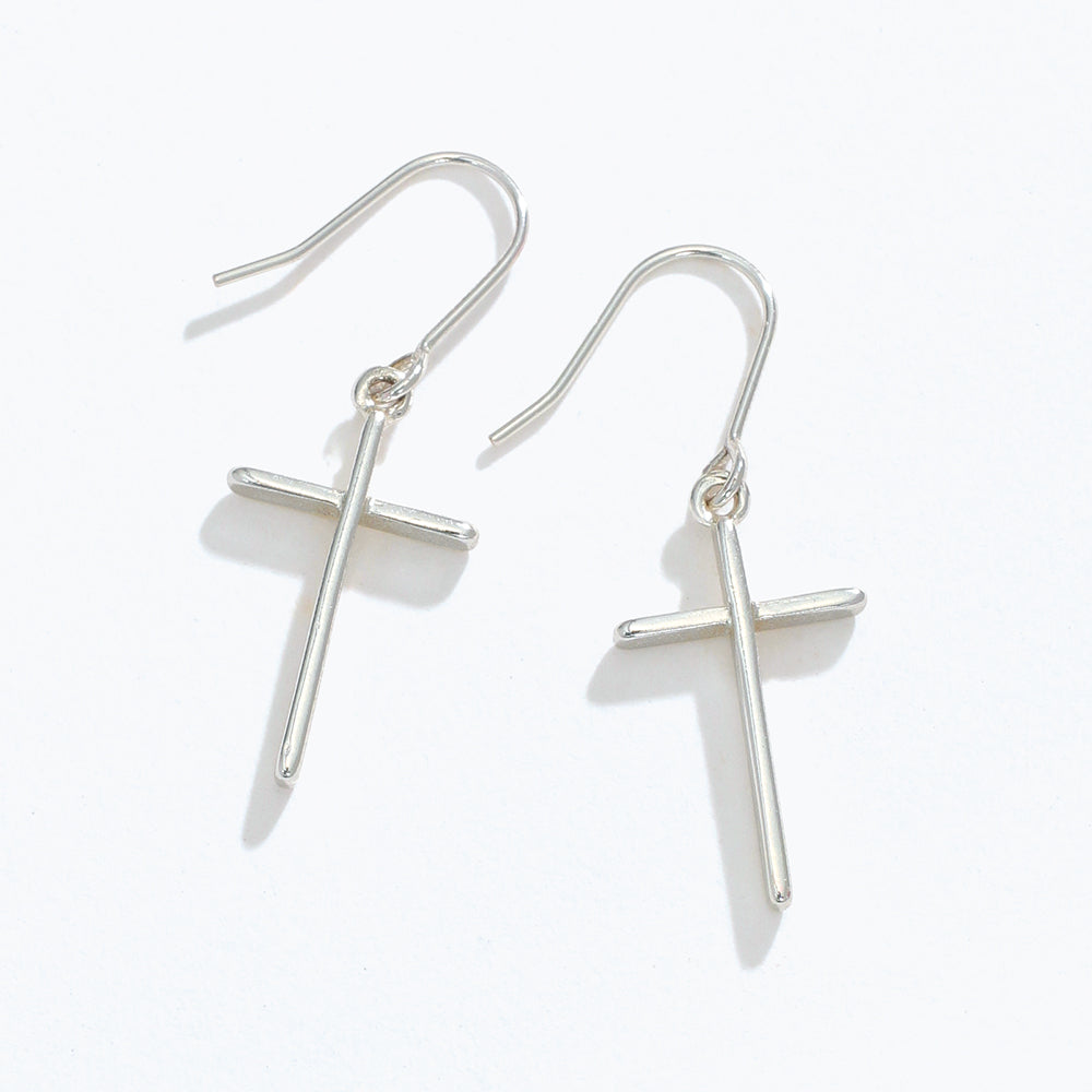 Classic Cross Earrings