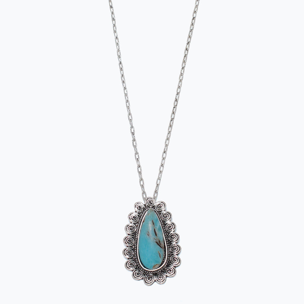 Silverwork with Turquoise Stone