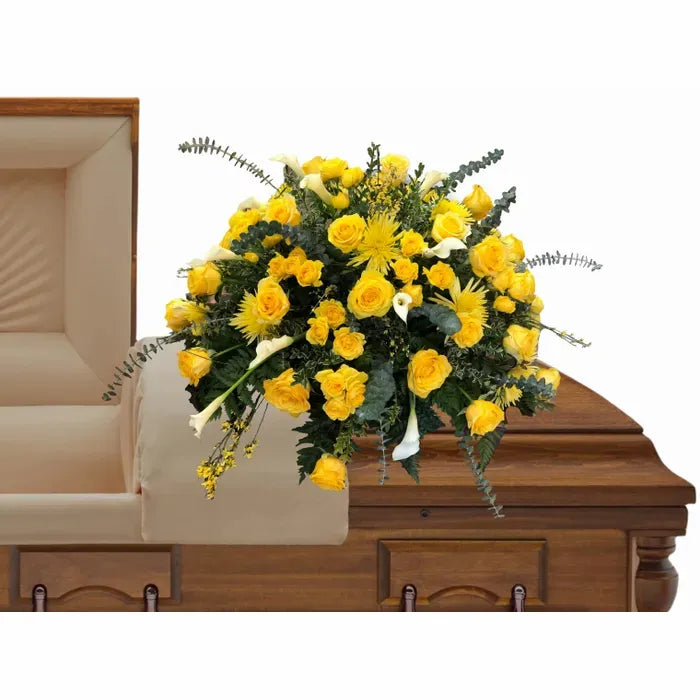 Sunny Memories Casket Spray