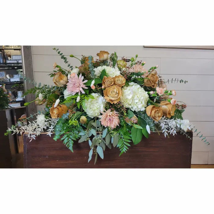 Warm Memories Casket Spray