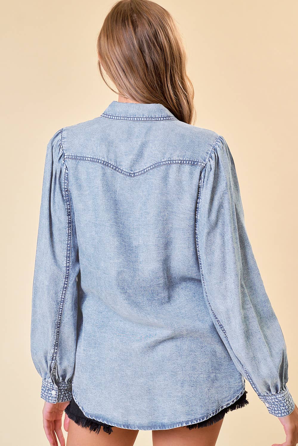 Peyton Denim Button Down