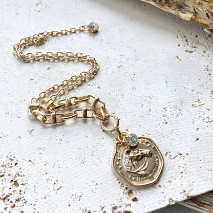 Horse necklace equestrian ranch derby western