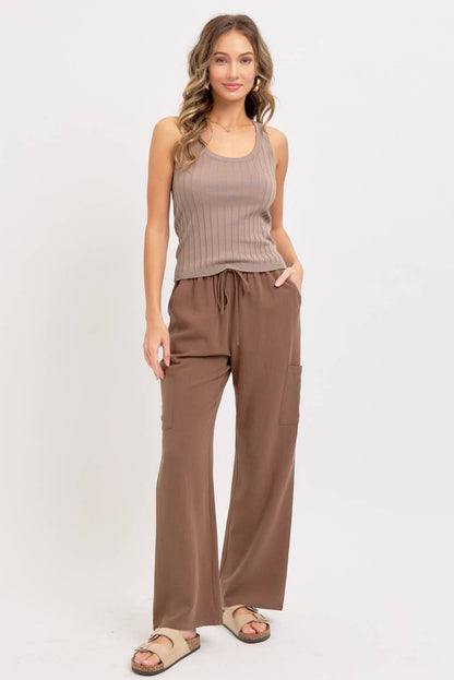 Lauren Linen-Blend Pants