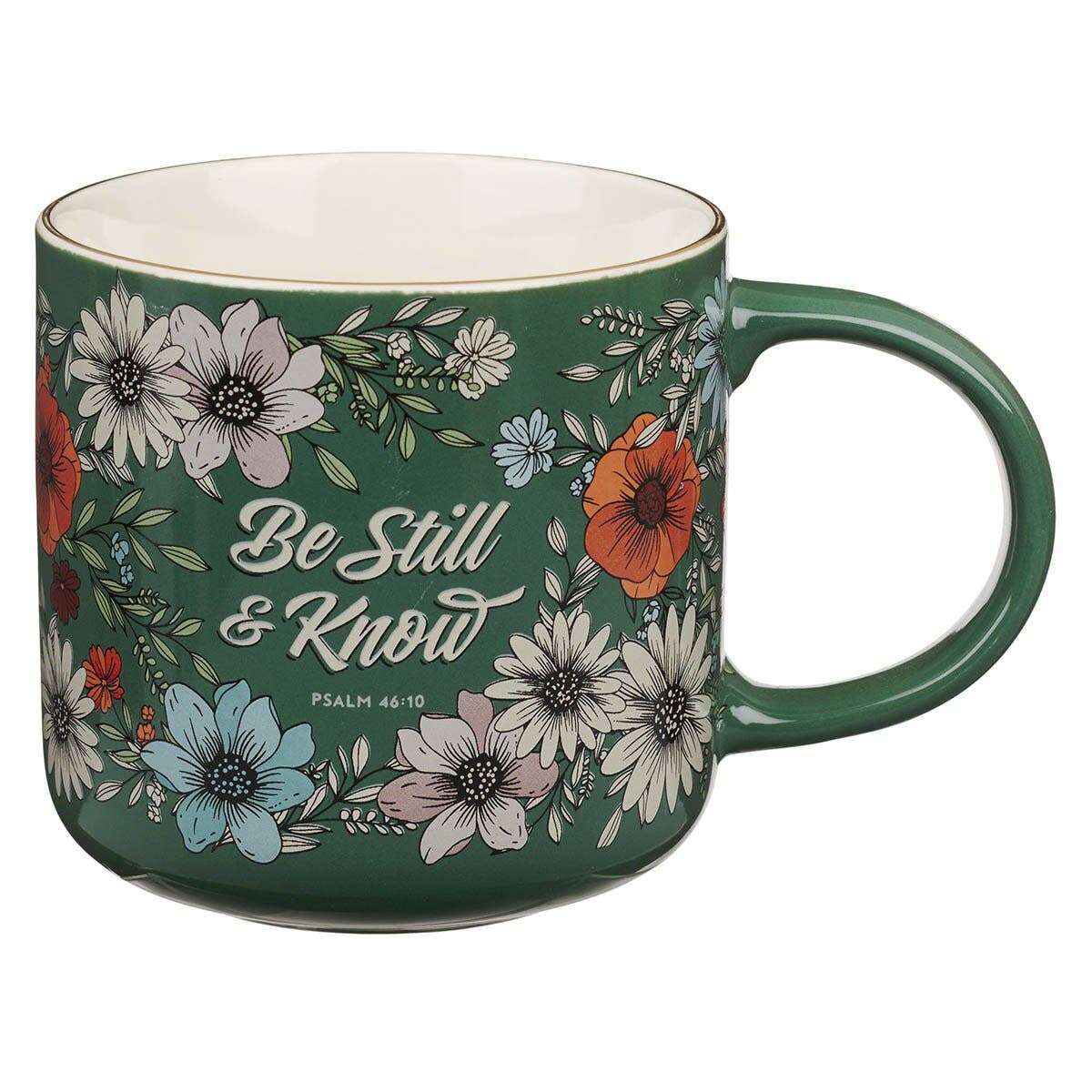 Mug Teal Be Still &amp; Know Ps. 46:10